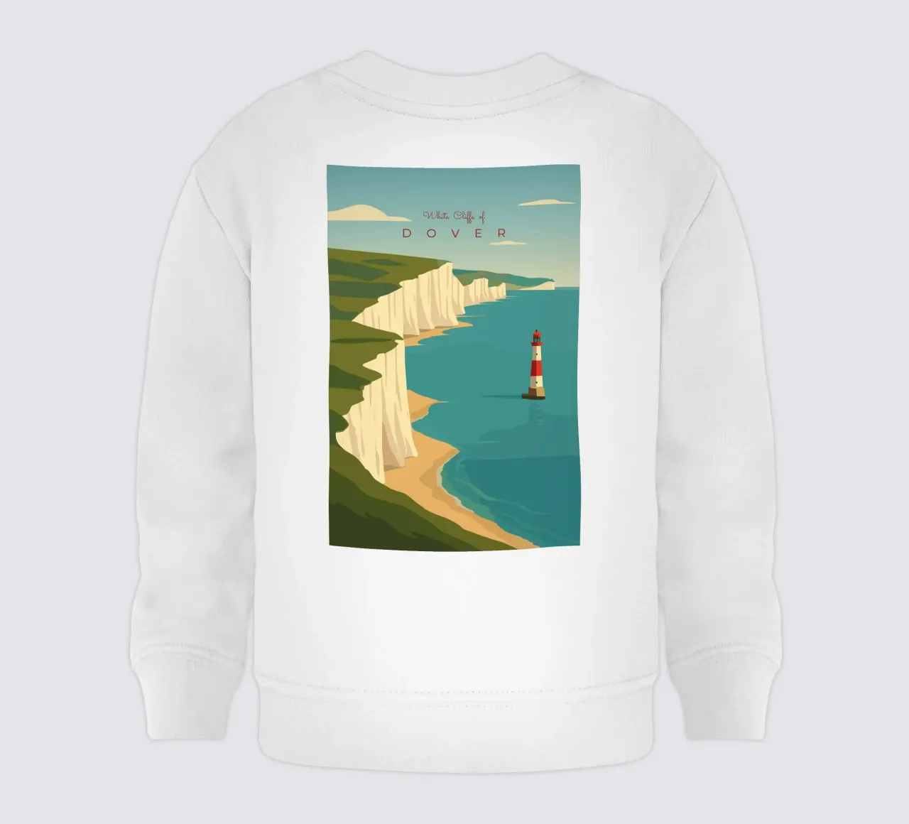 White Cliffs of DOVER felpa neonato da minimalist designs