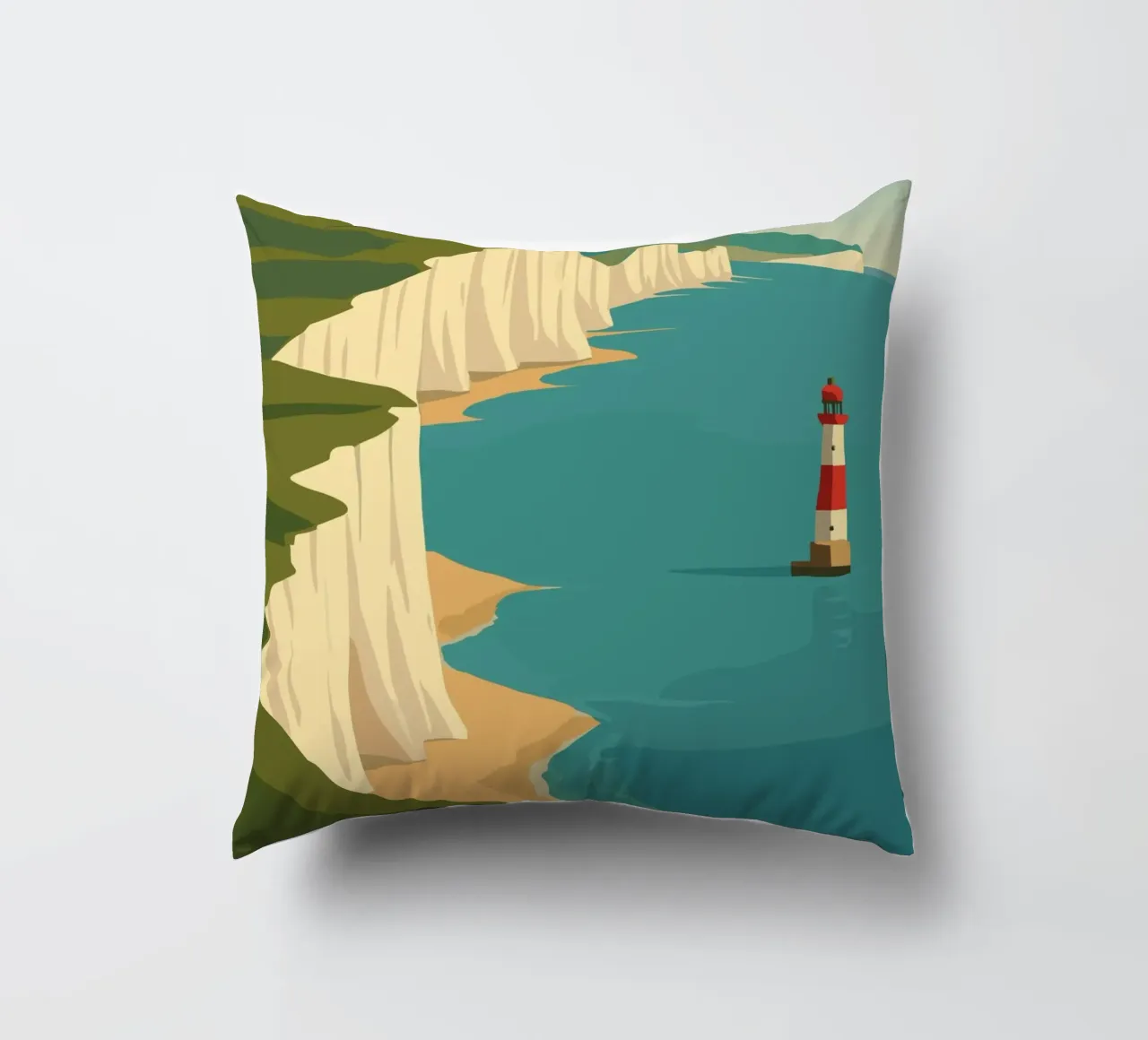 White Cliffs of DOVER cuscino da minimalist designs