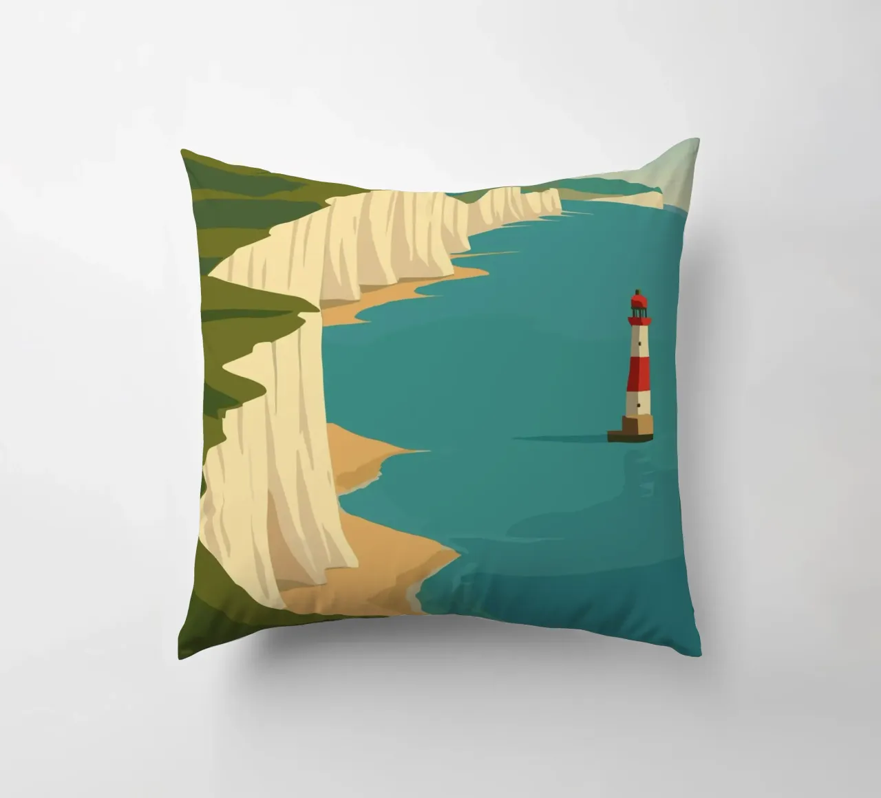 White Cliffs of DOVER cuscino da minimalist designs