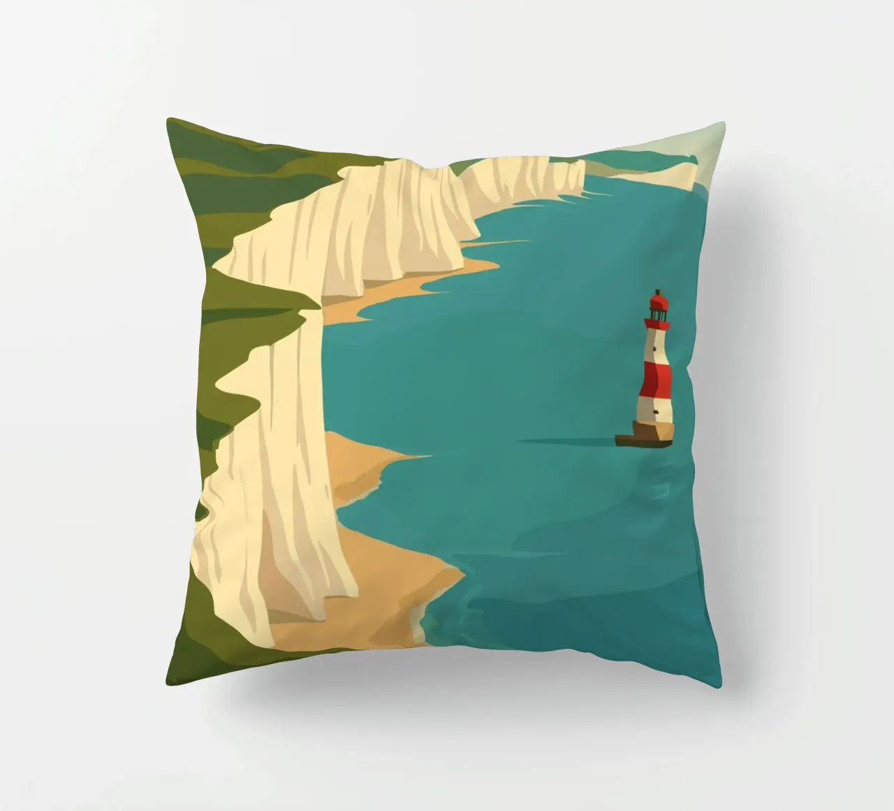 White Cliffs of DOVER cuscino da minimalist designs
