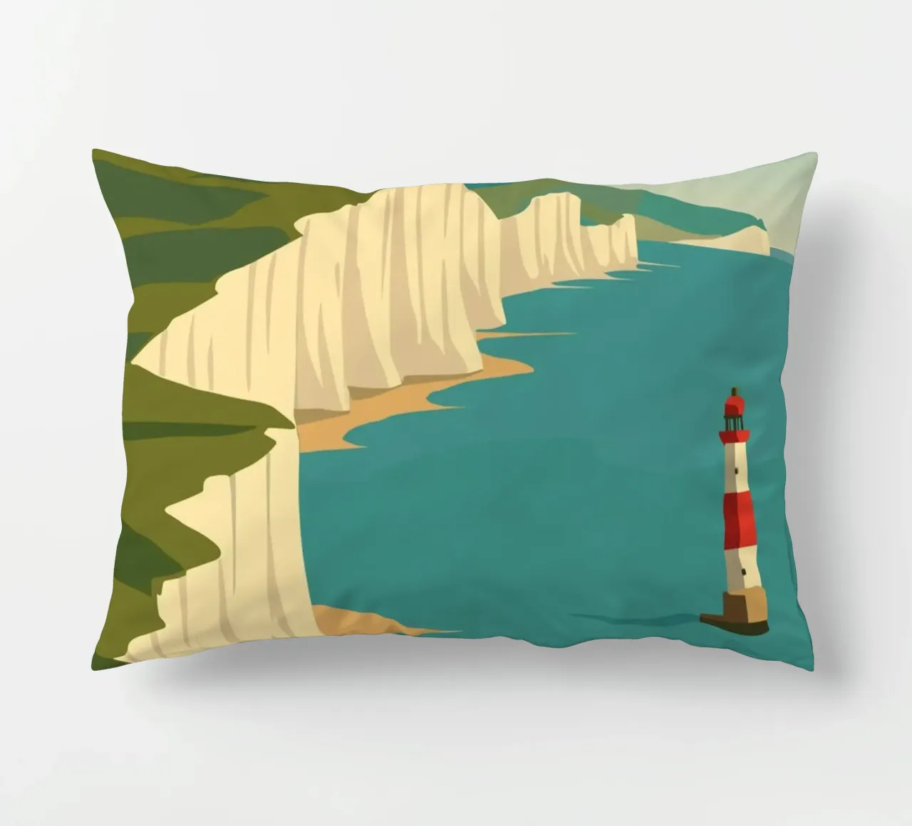 White Cliffs of DOVER cuscino da minimalist designs