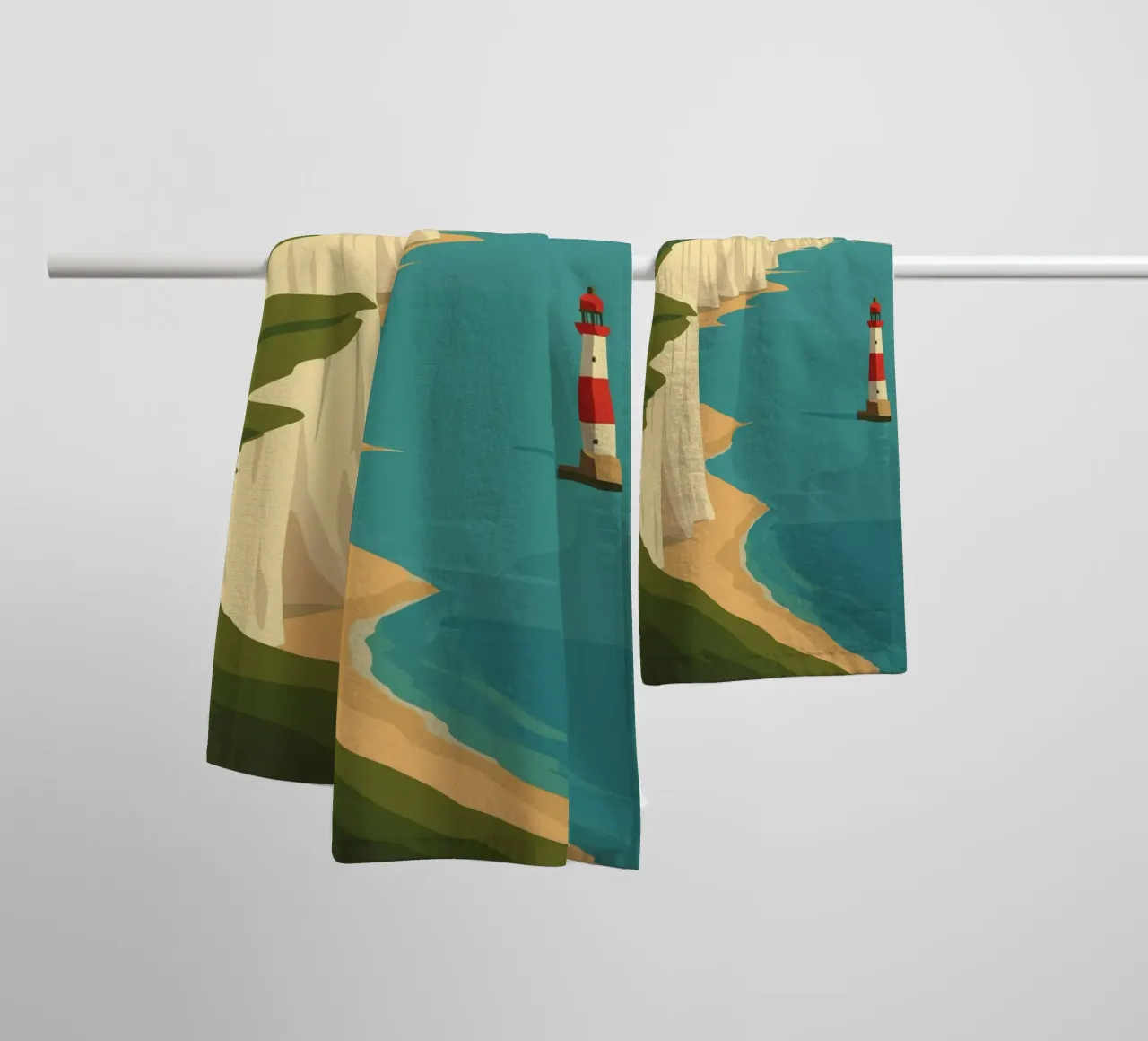 White Cliffs of DOVER asciugamano da bagno da minimalist designs