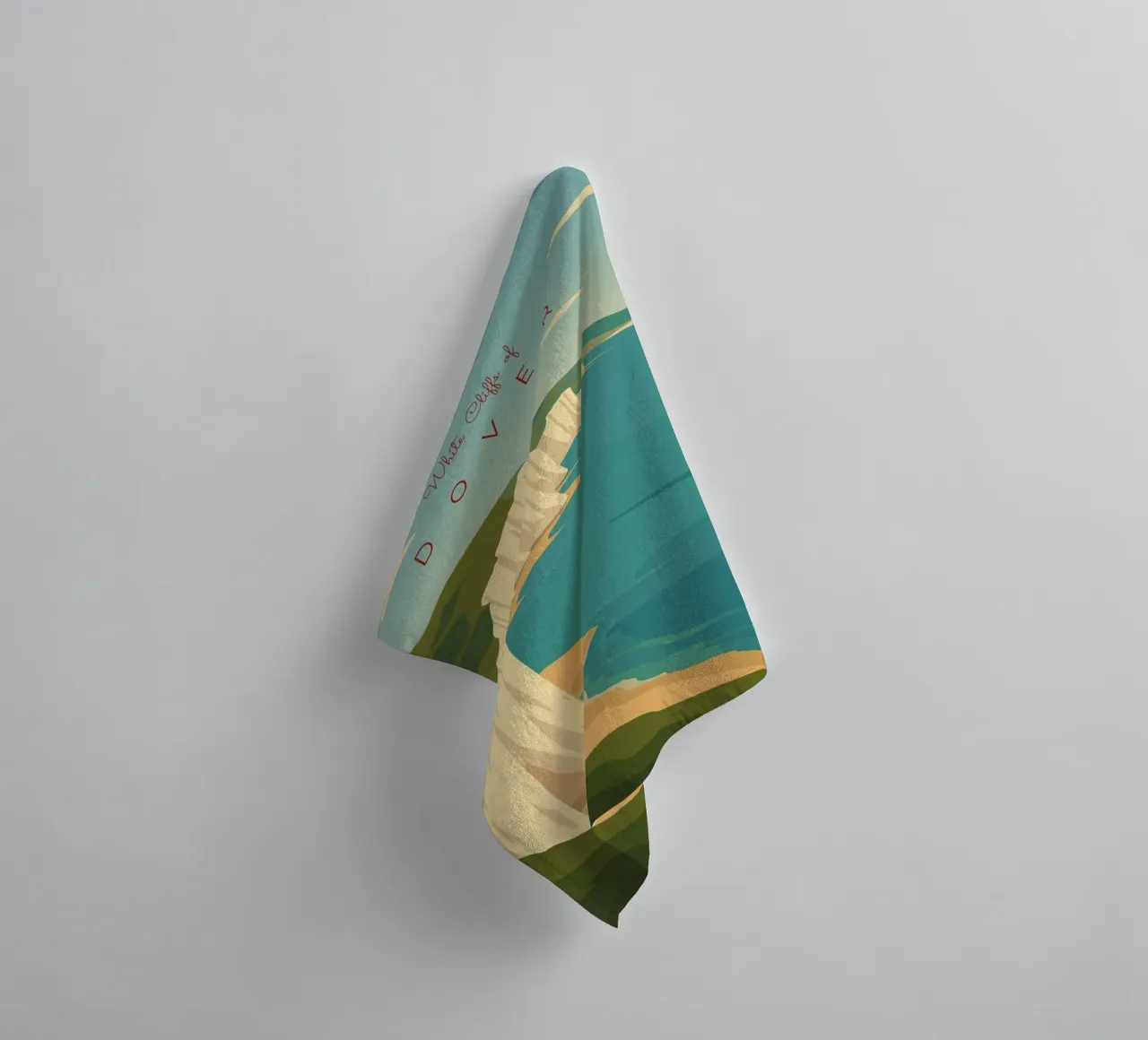 White Cliffs of DOVER asciugamano da bagno da minimalist designs