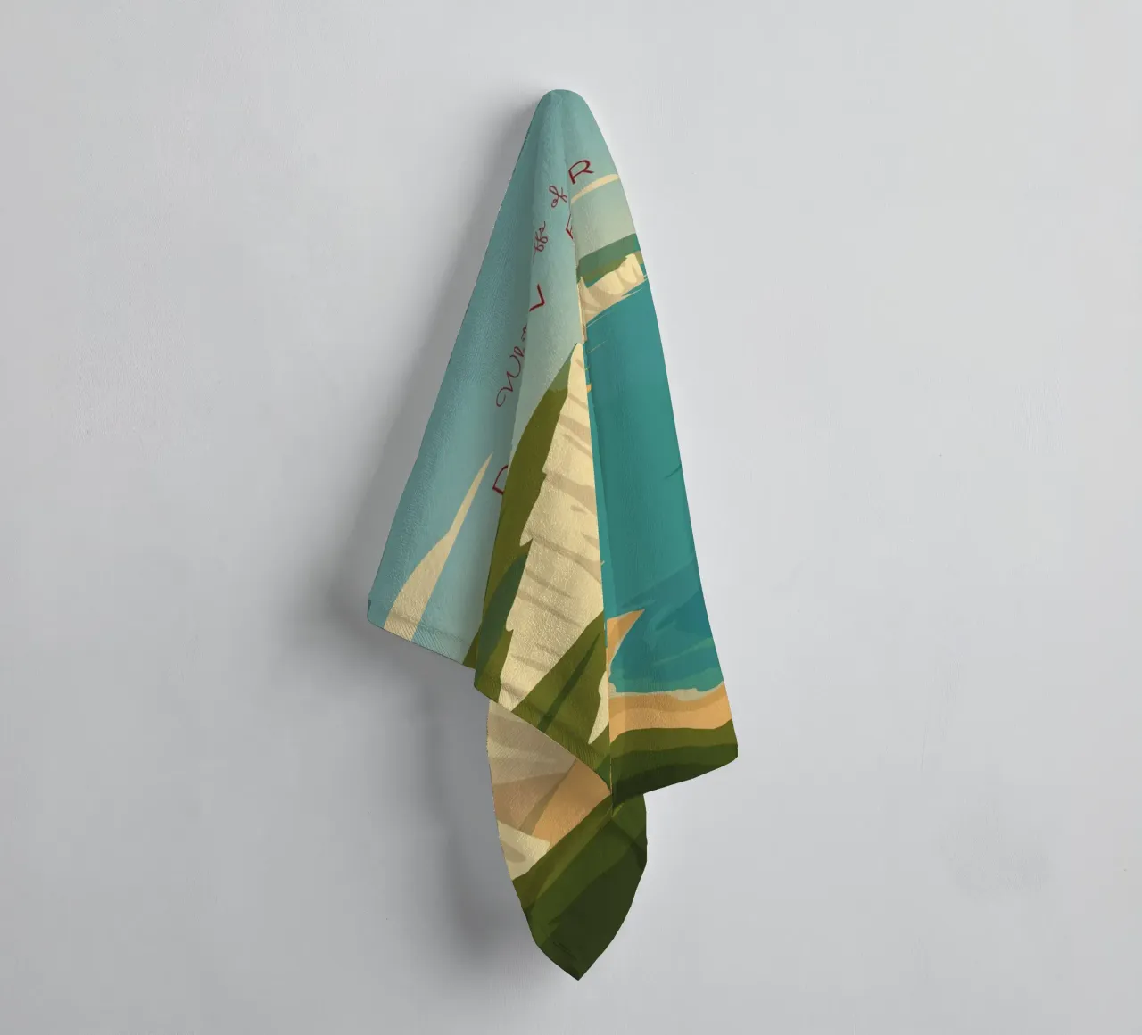 White Cliffs of DOVER asciugamano da bagno da minimalist designs