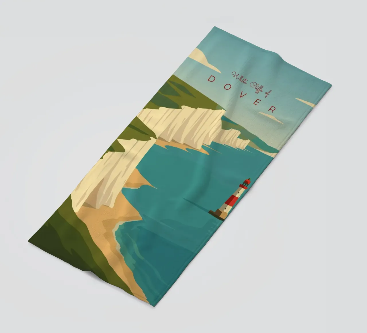 White Cliffs of DOVER telo mare da minimalist designs