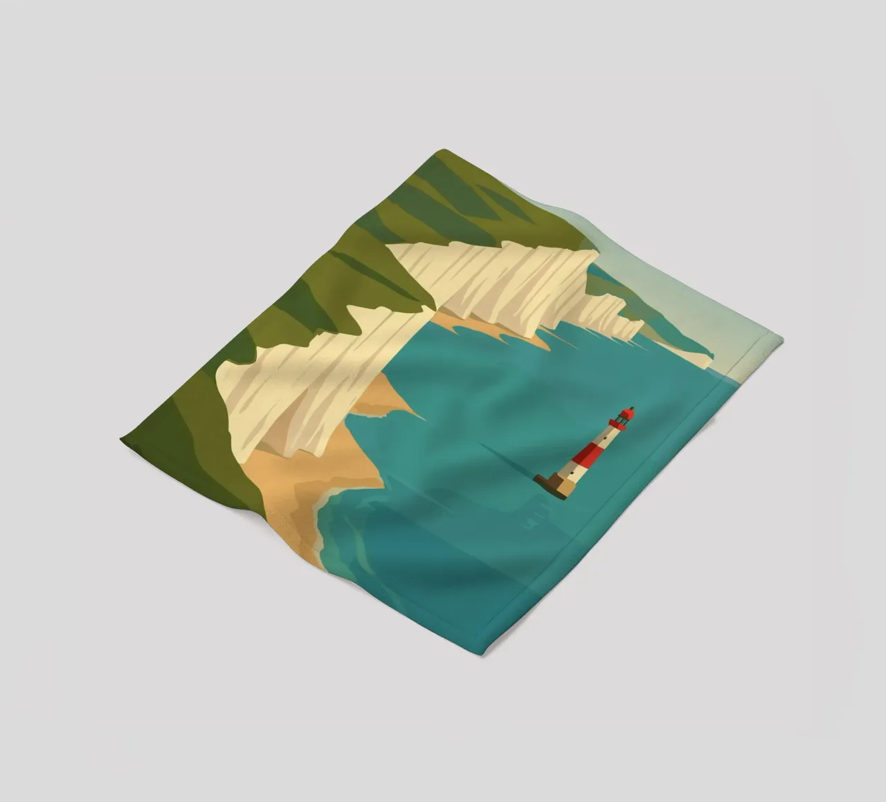 White Cliffs of DOVER coperta in pile da minimalist designs