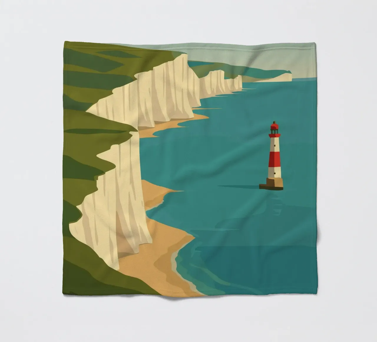 White Cliffs of DOVER coperta in pile da minimalist designs