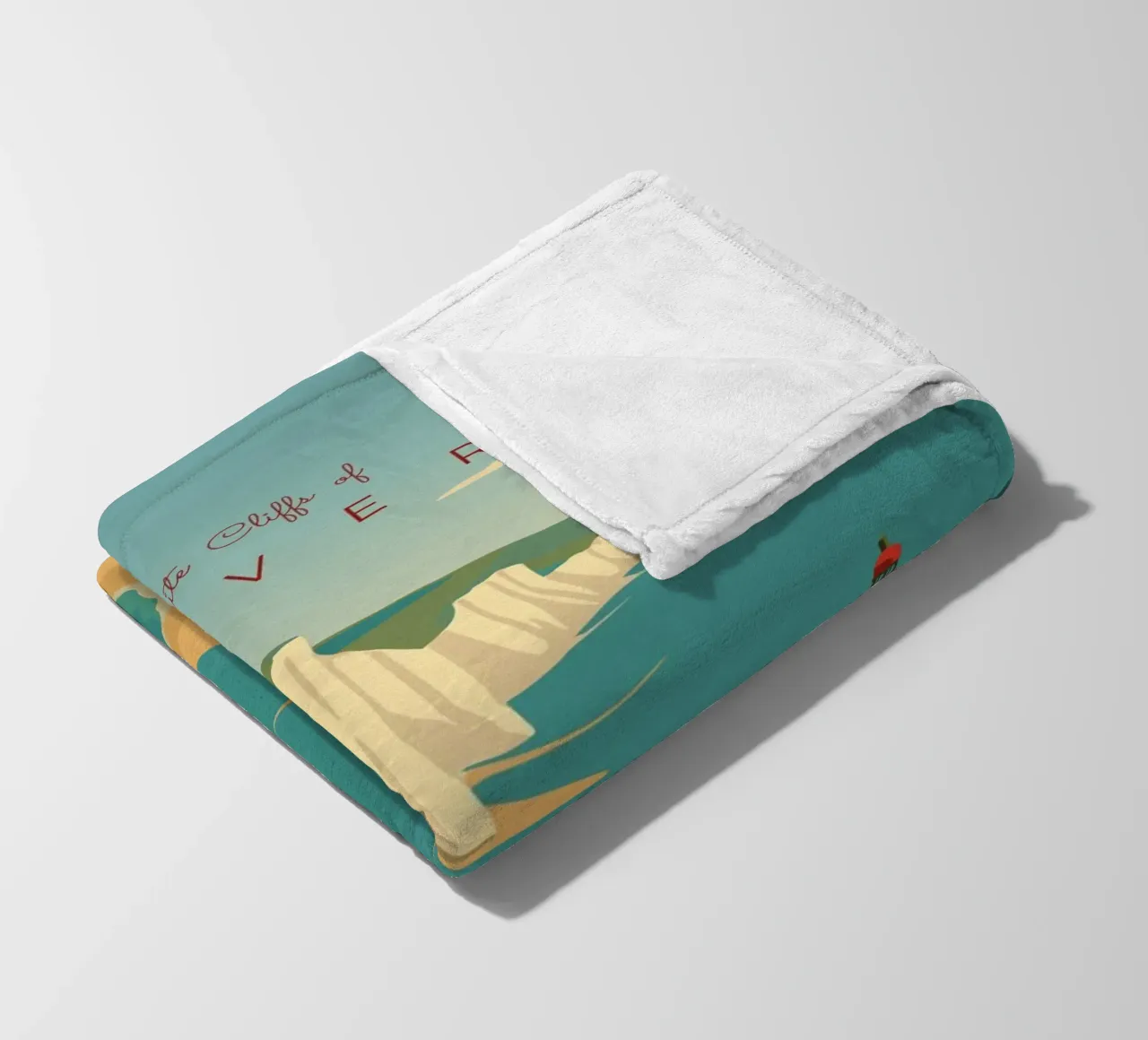 White Cliffs of DOVER coperta in pile da minimalist designs