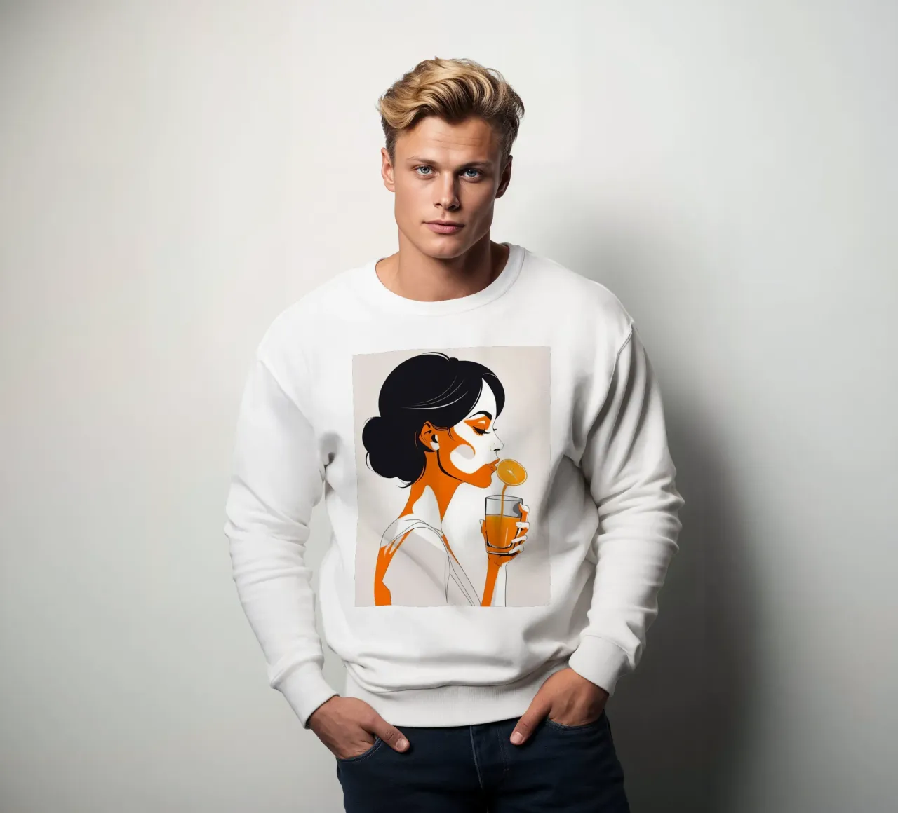 Ochtendlust sweatshirt van Maison Solis