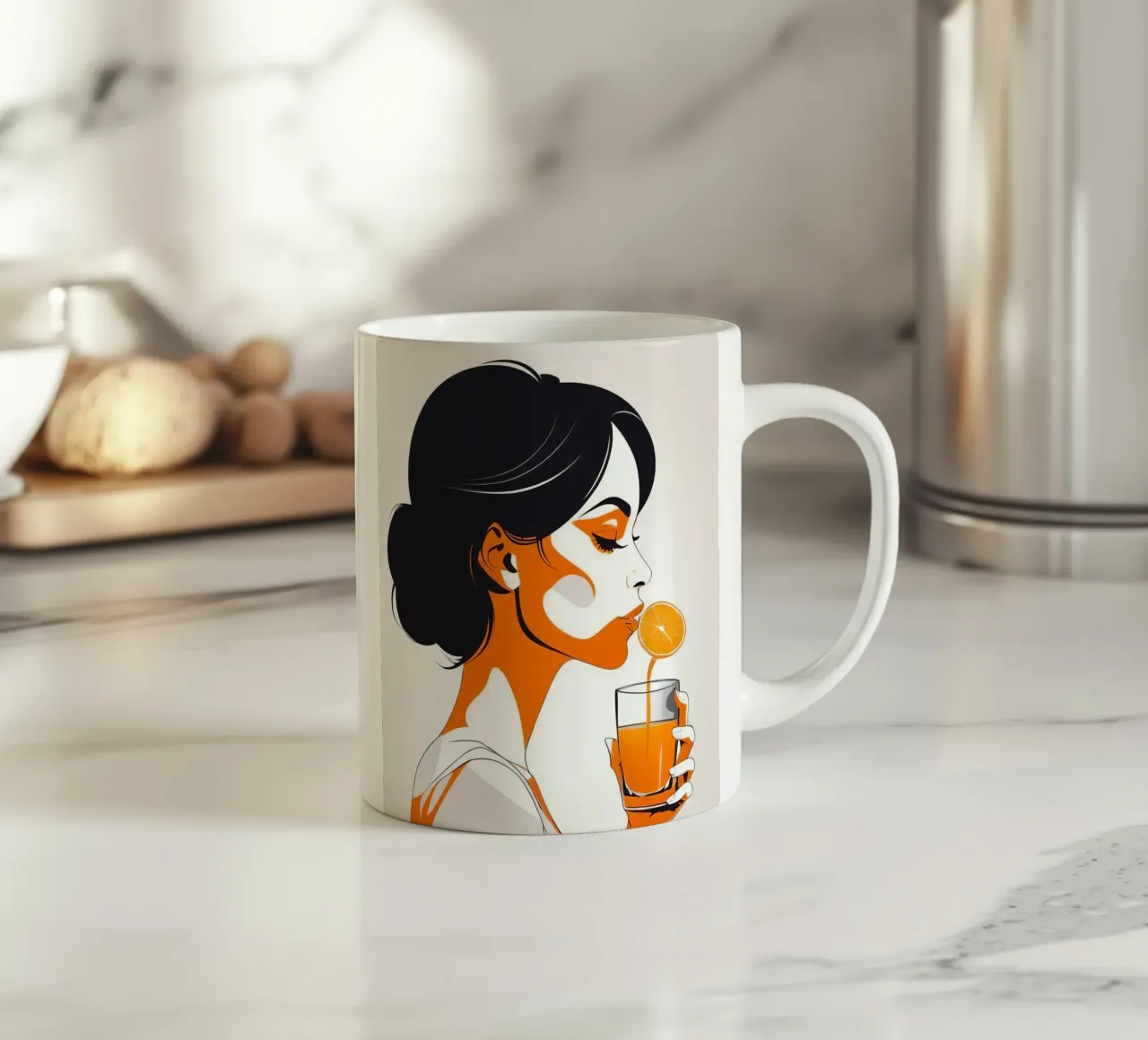 Zest mattutino tazza in ceramica da Maison Solis