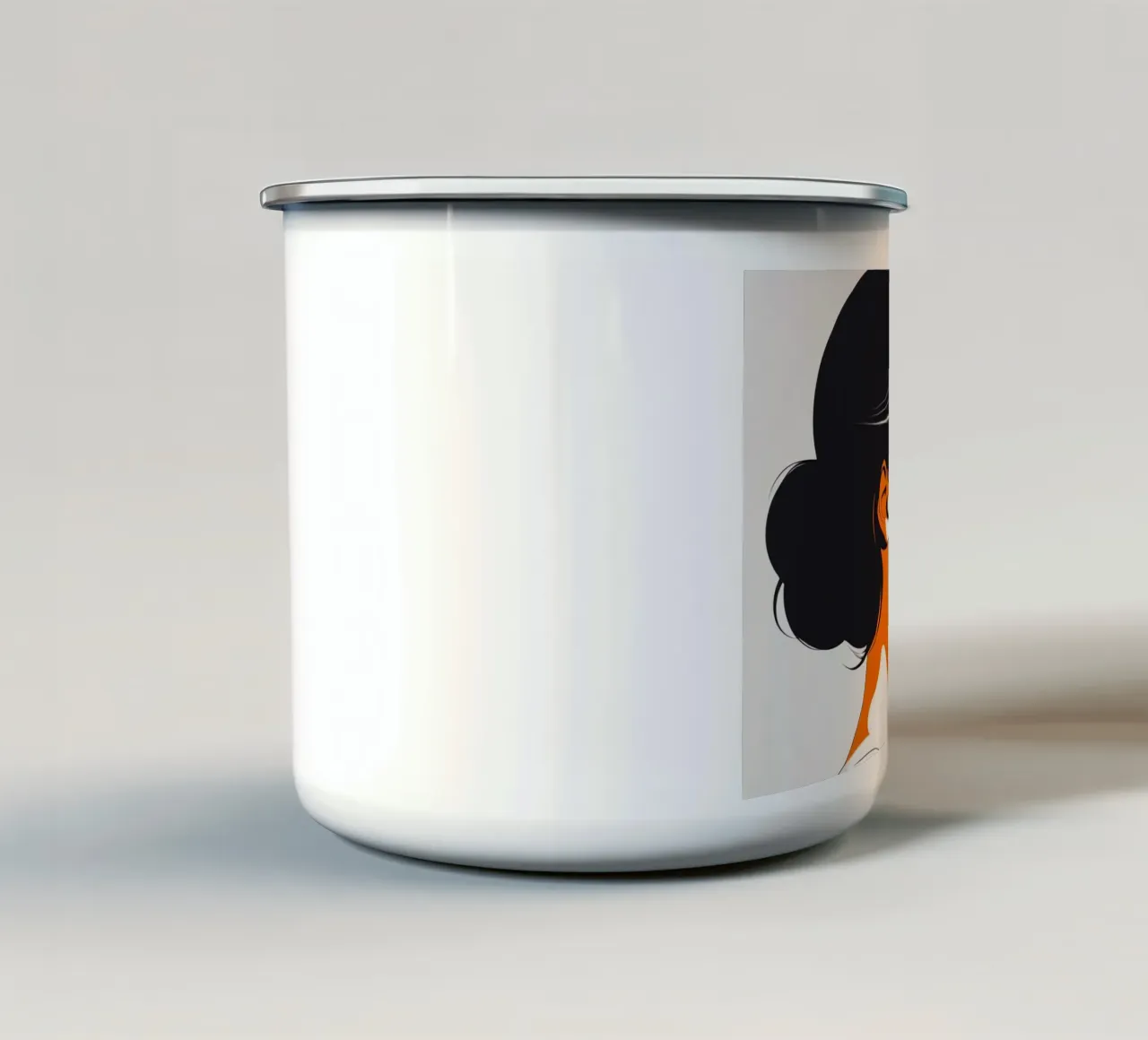 Zest mattutino tazza in smalto da Maison Solis