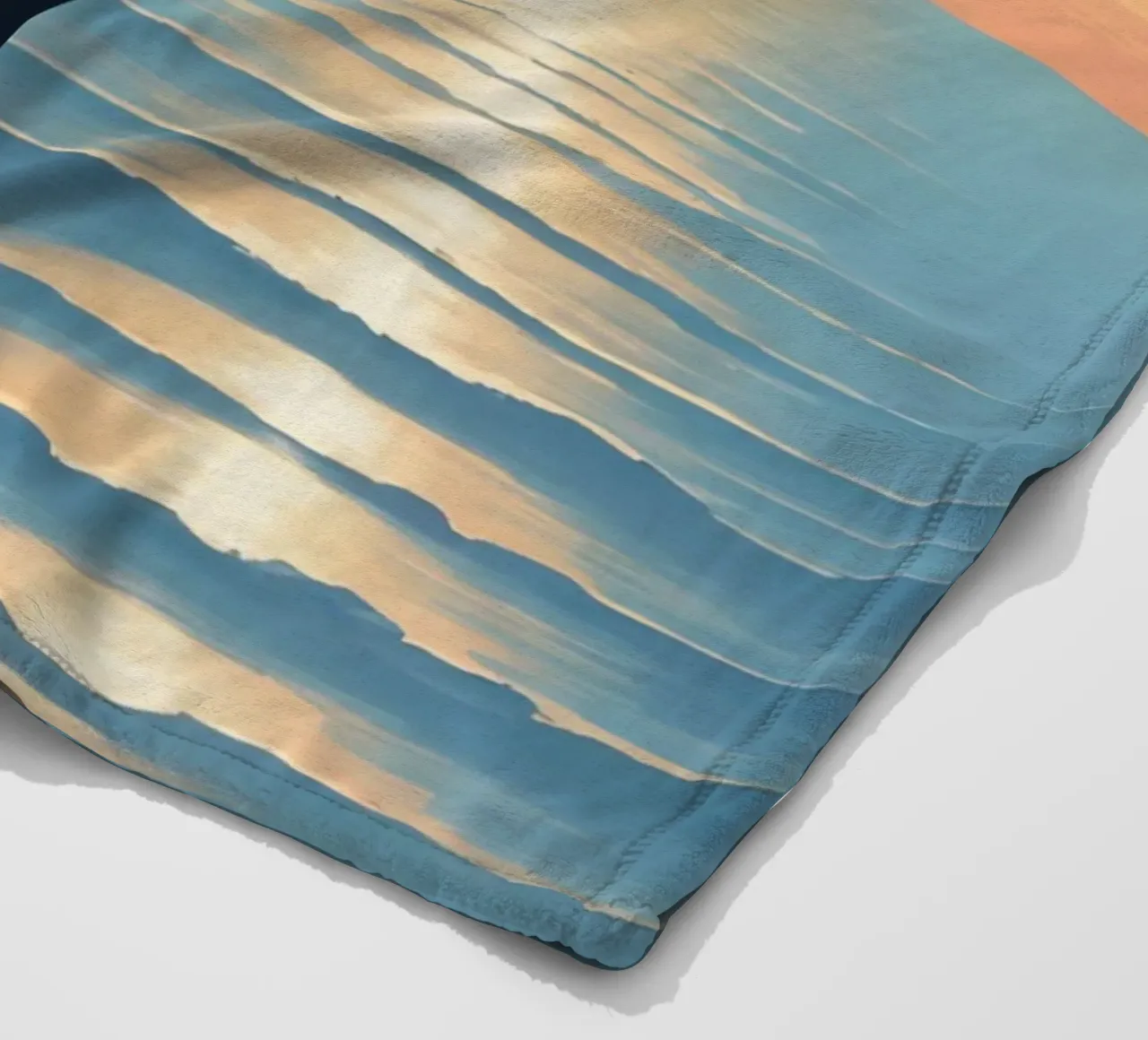 Gedanken zum Sonnenuntergang Fleecedecke von Maison Solis