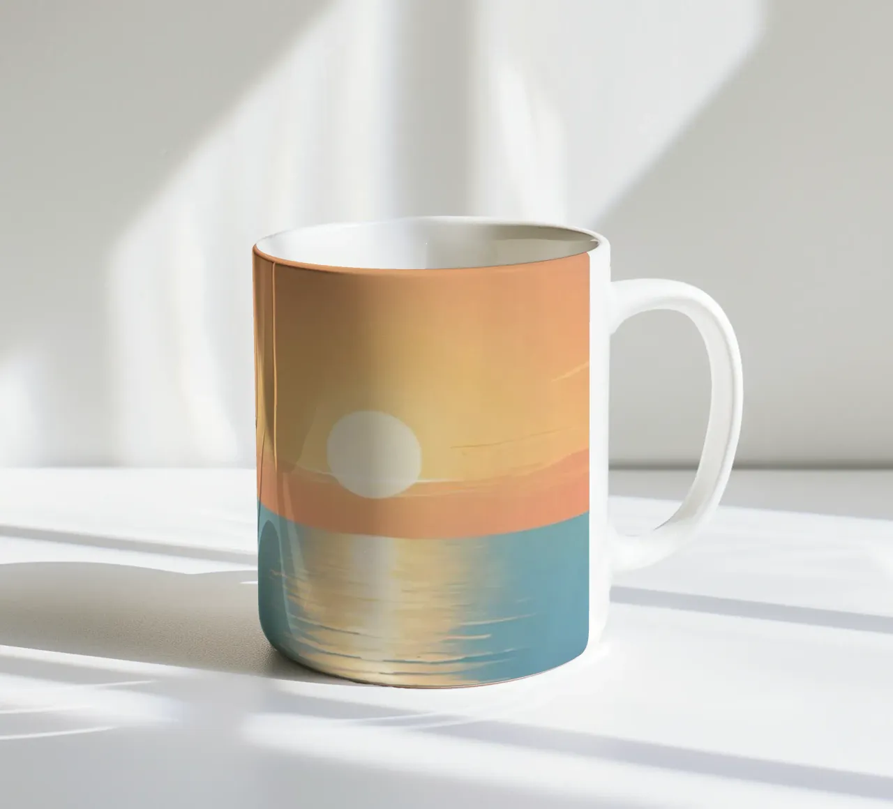 Sunset Thoughts ceramic mug by Maison Solis