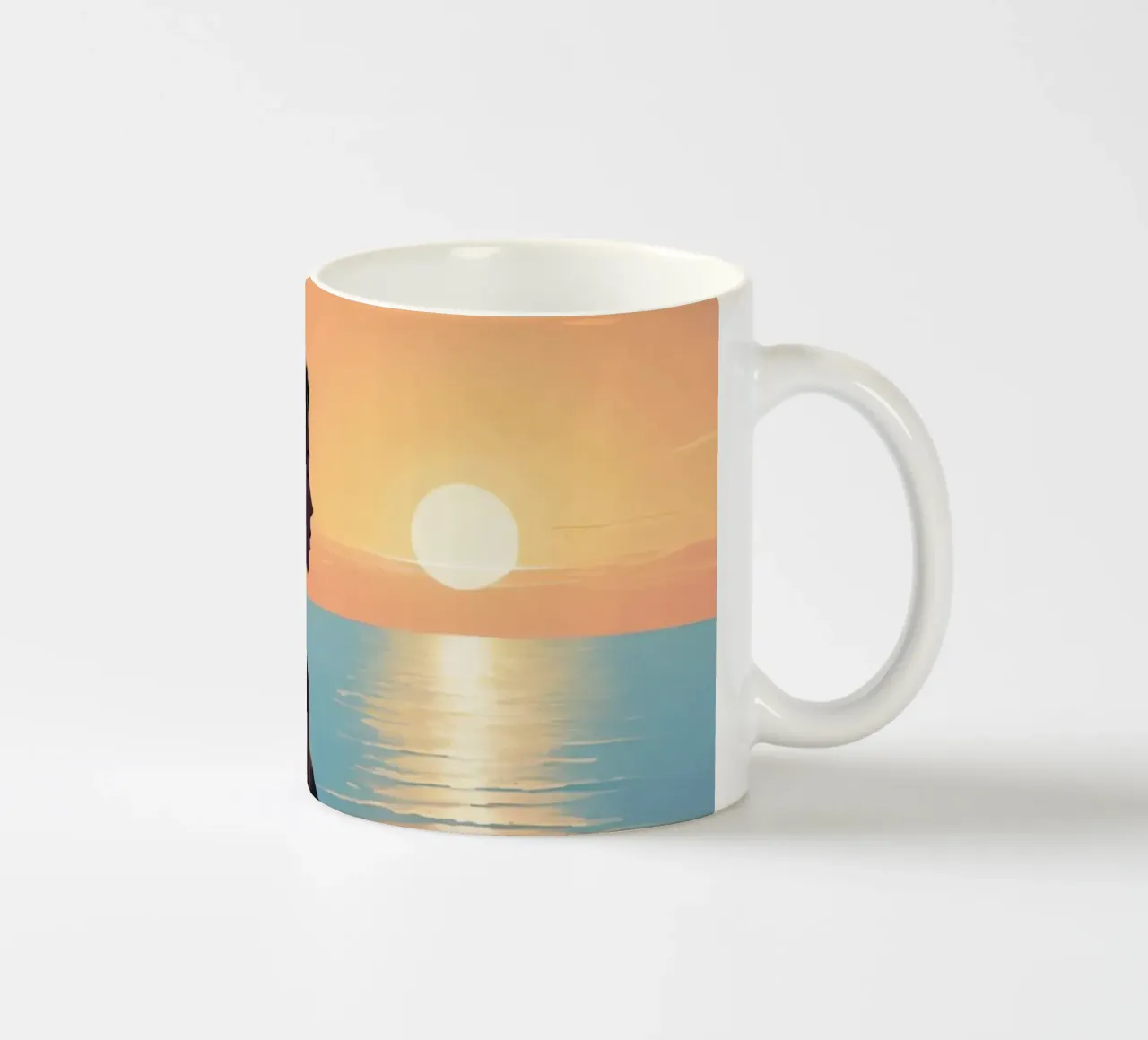 Sunset Thoughts ceramic mug by Maison Solis