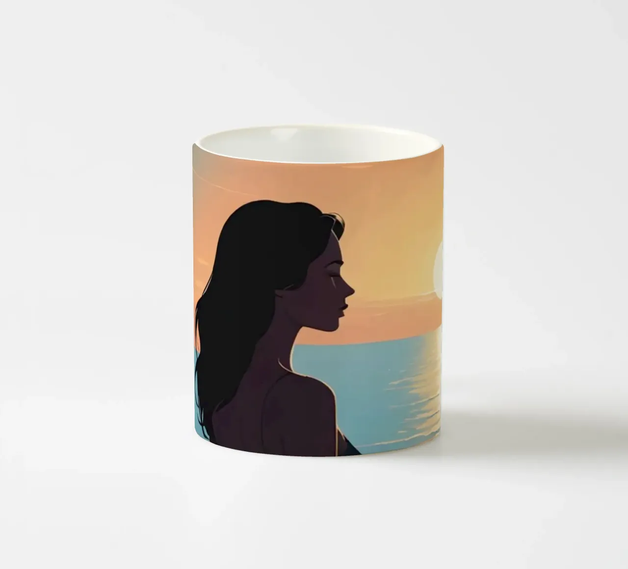 Sunset Thoughts ceramic mug by Maison Solis