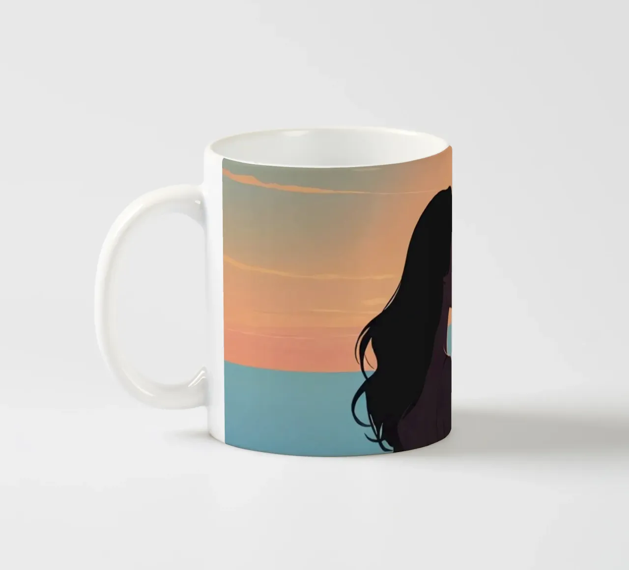 Sunset Thoughts ceramic mug by Maison Solis