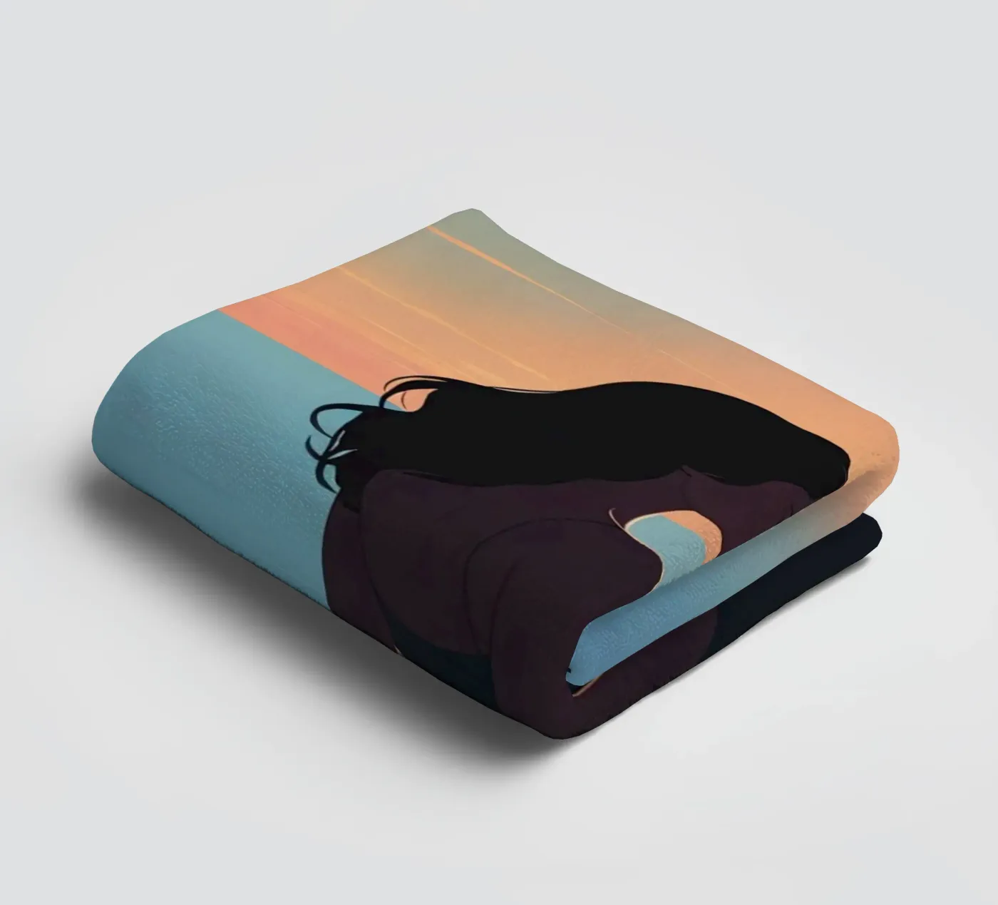 Sunset Thoughts towel by Maison Solis