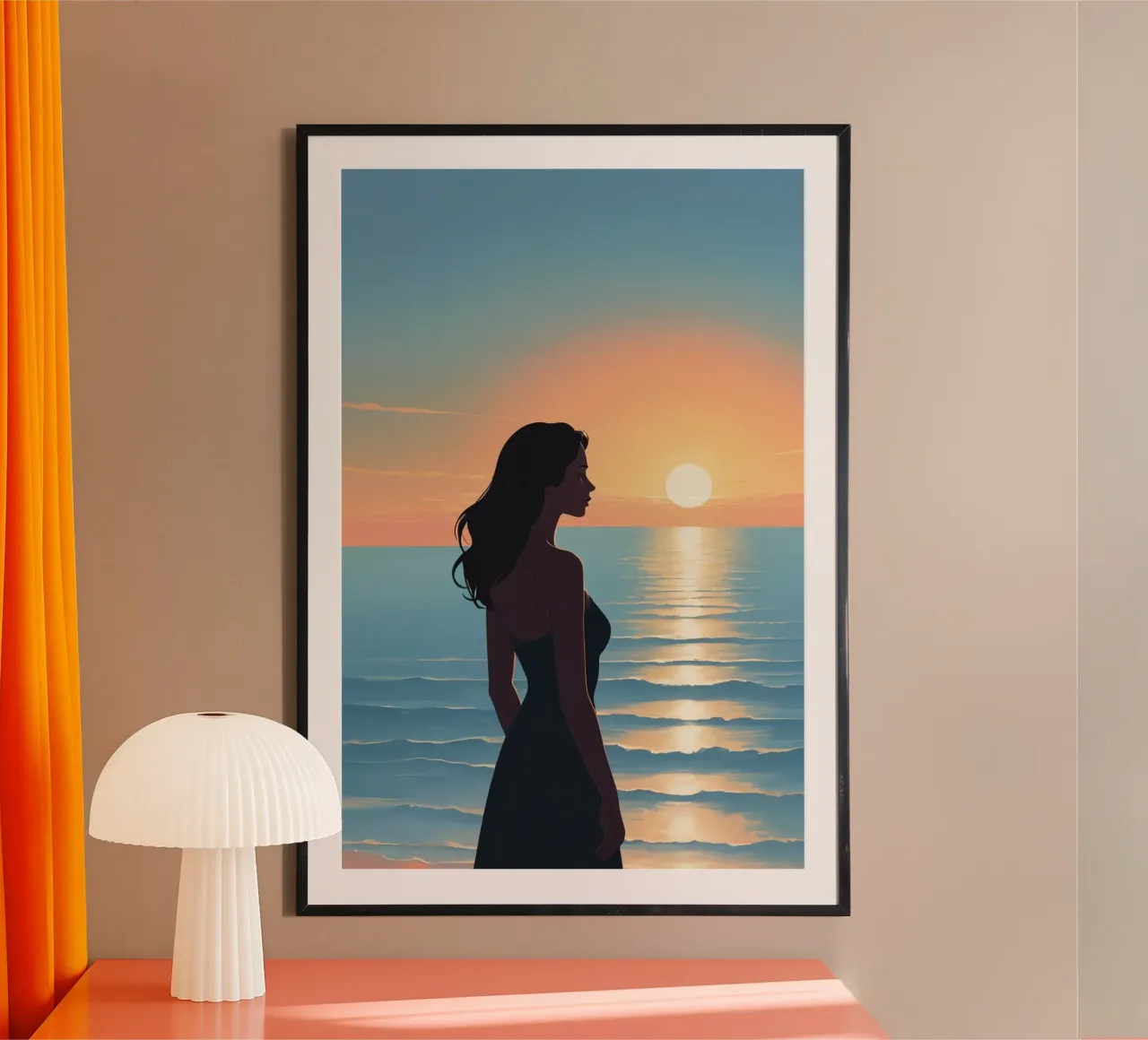 Sunset Thoughts poster by Maison Solis