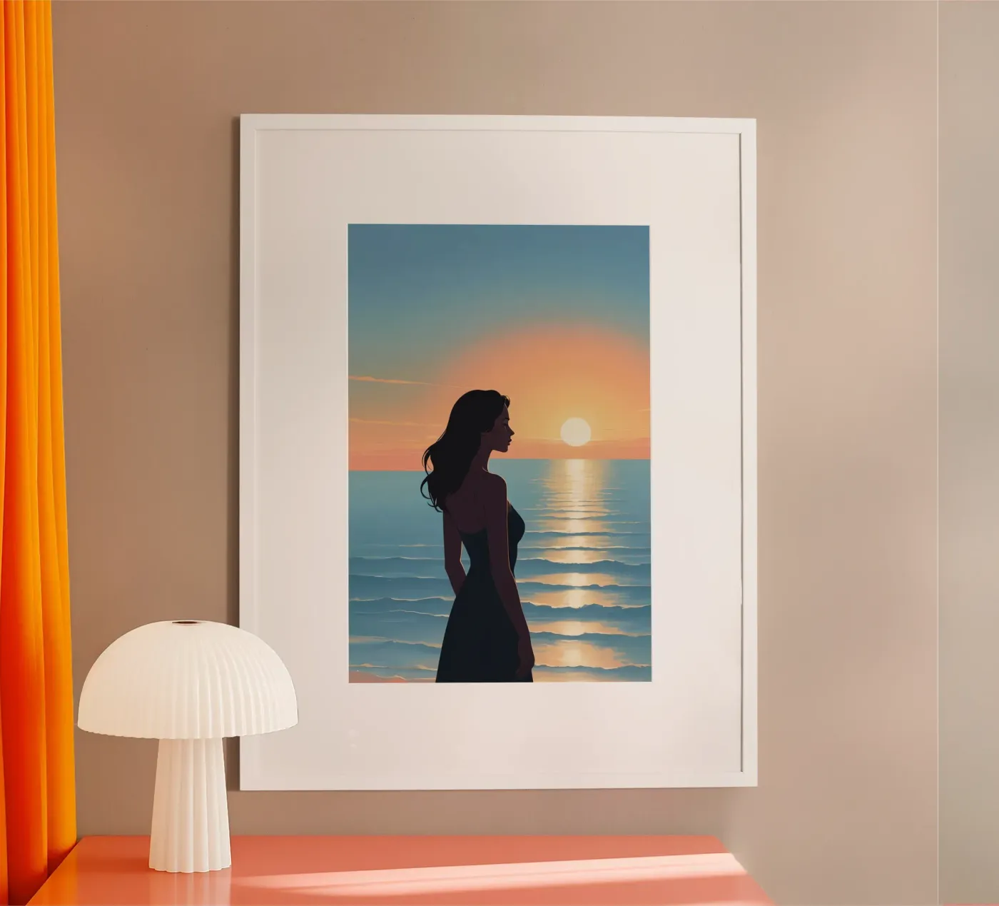 Sunset Thoughts poster by Maison Solis