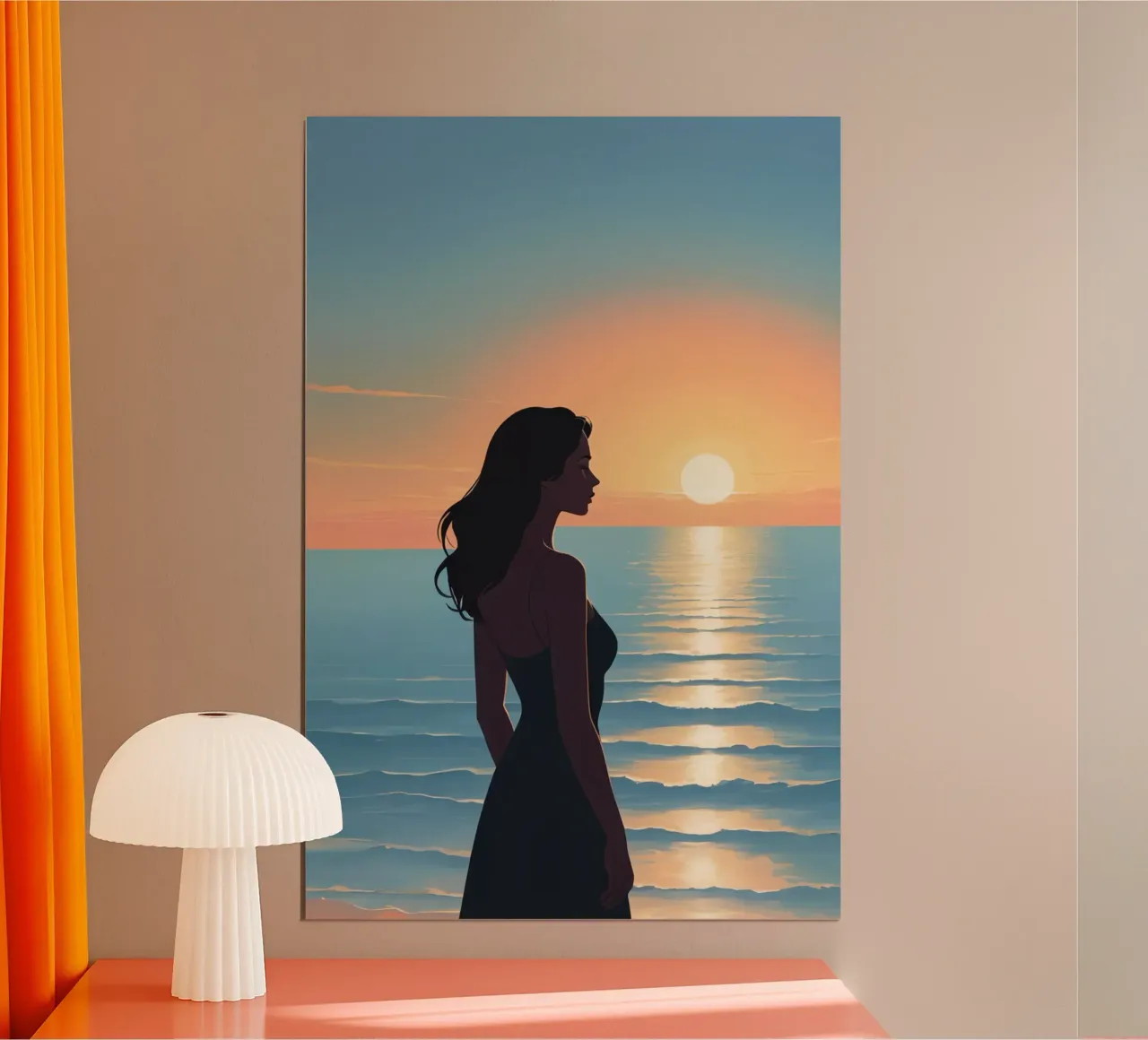 Sunset Thoughts poster by Maison Solis