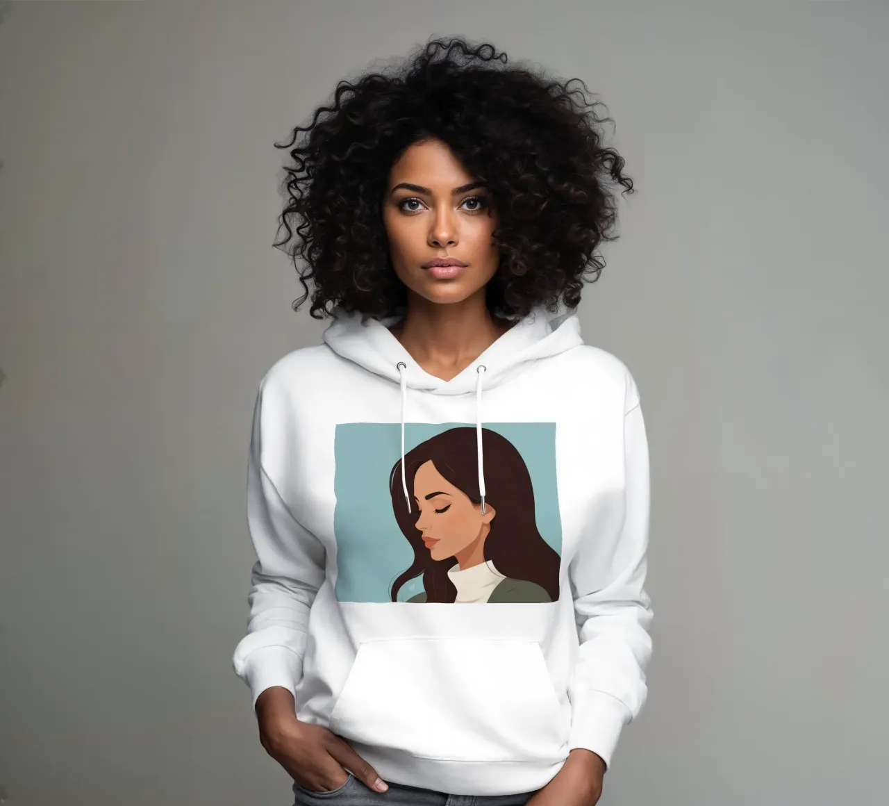 Caffè Tranquillo felpa con cappuccio da Maison Solis