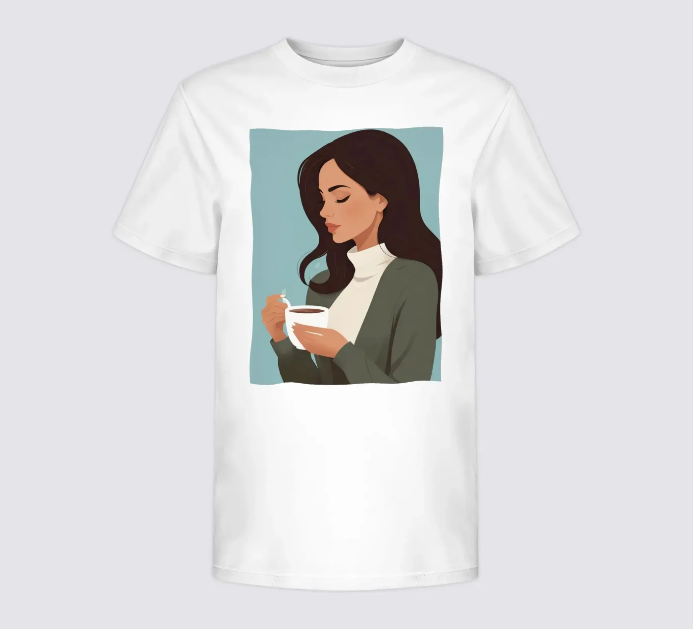 Coffee Quiet kids t-shirt by Maison Solis