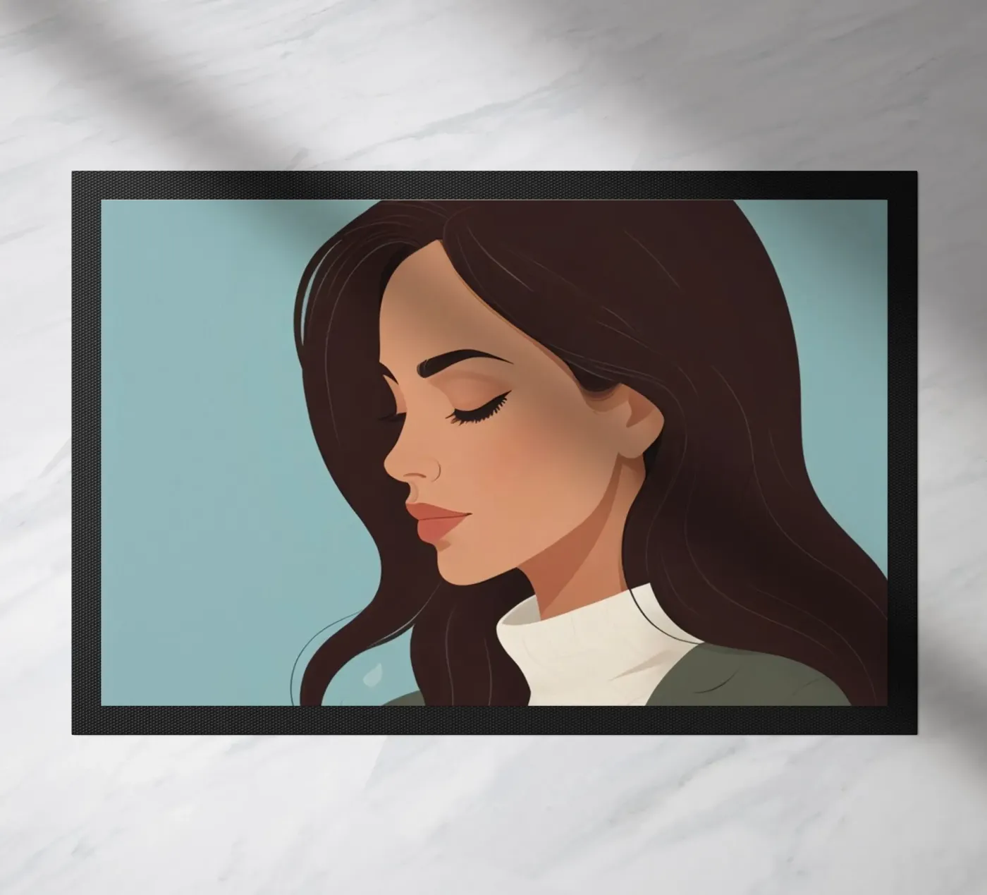 Coffee Quiet Fußmatte von Maison Solis