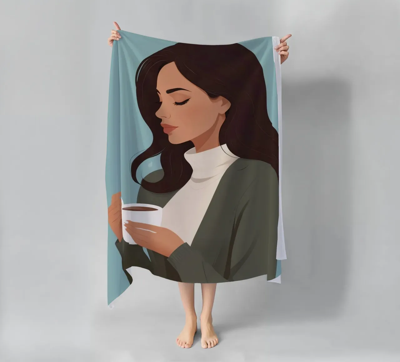 Caffè Tranquillo telo mare da Maison Solis