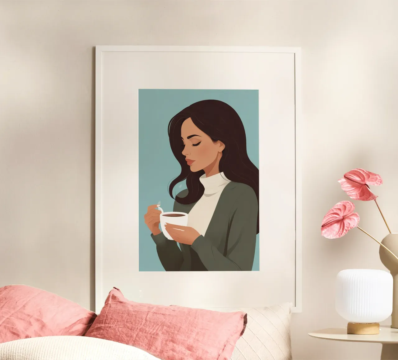 Koffie Rustig poster van Maison Solis