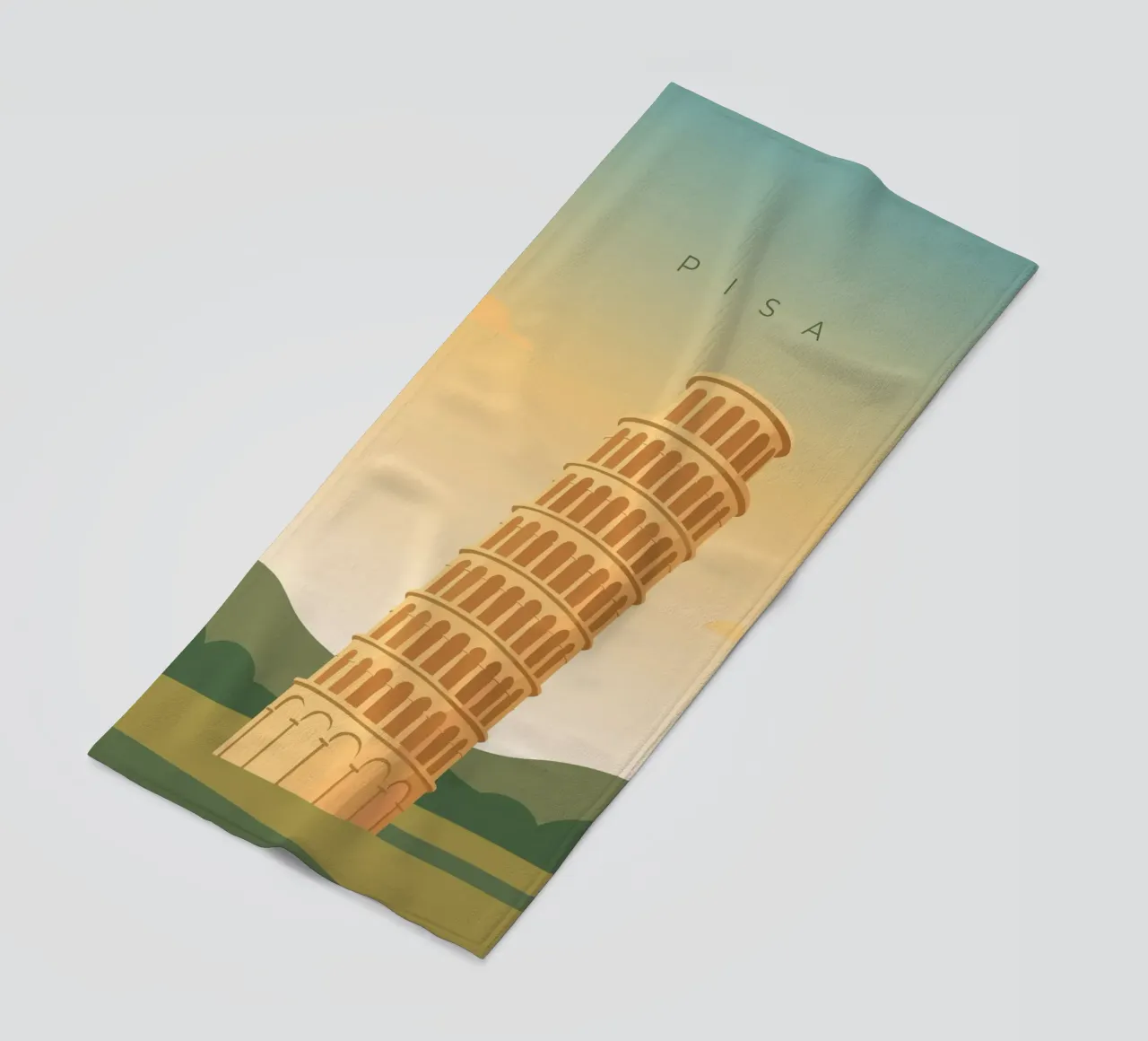 Pisa telo mare da minimalist designs