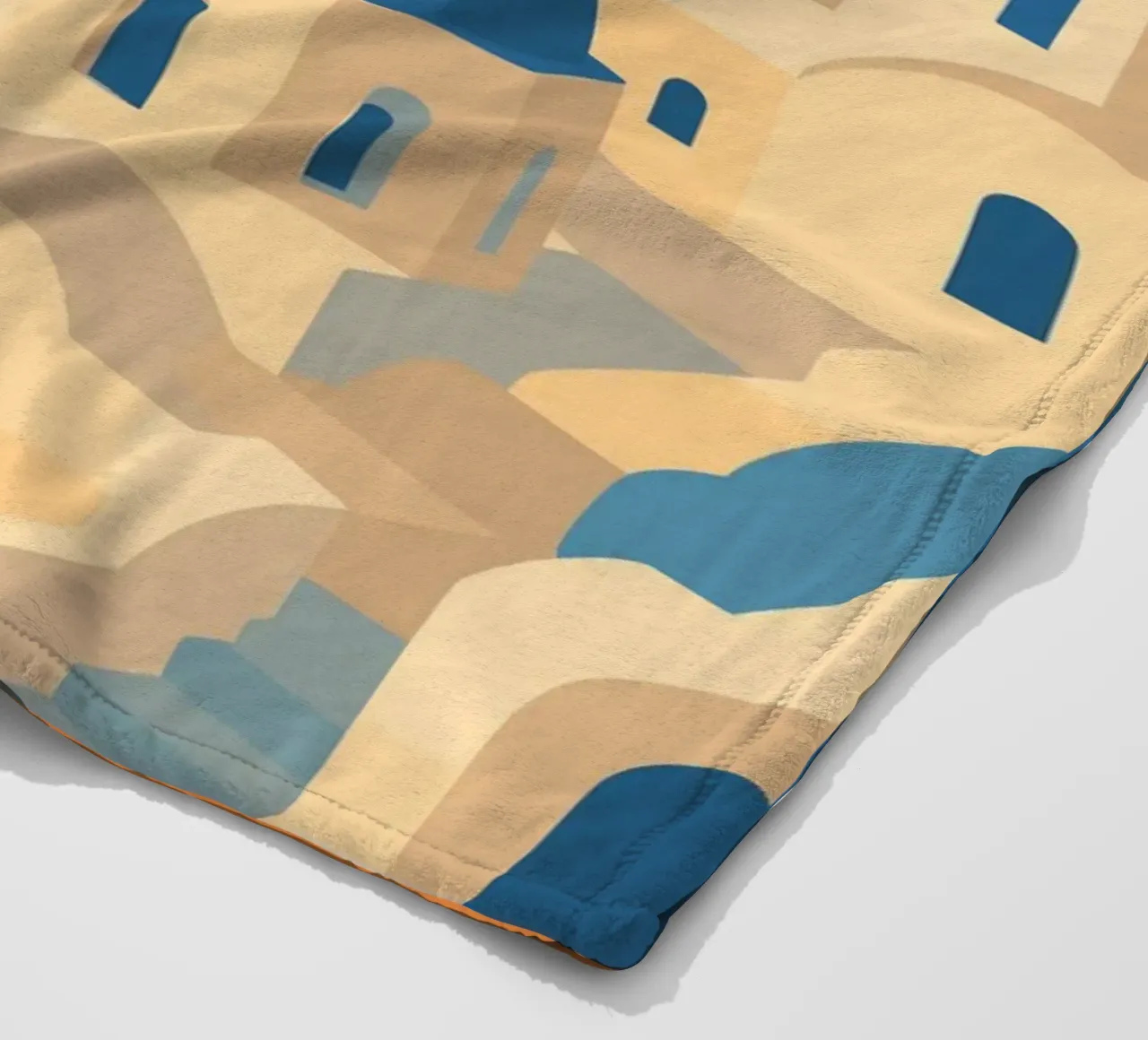 Santorini coperta in pile da minimalist designs