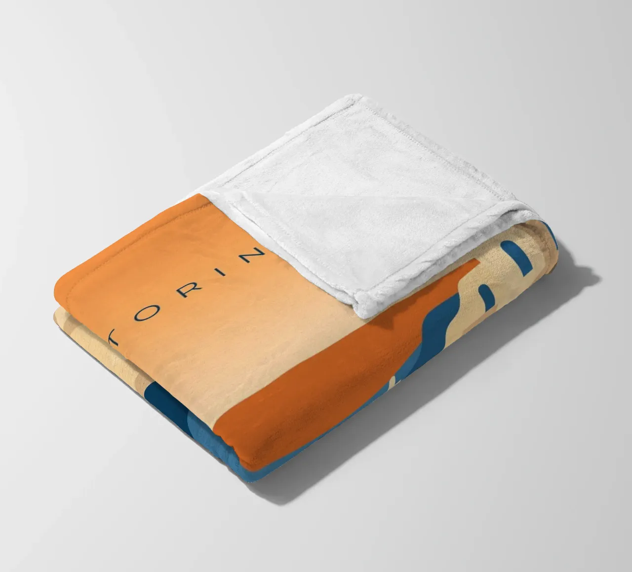 Santorini coperta in pile da minimalist designs