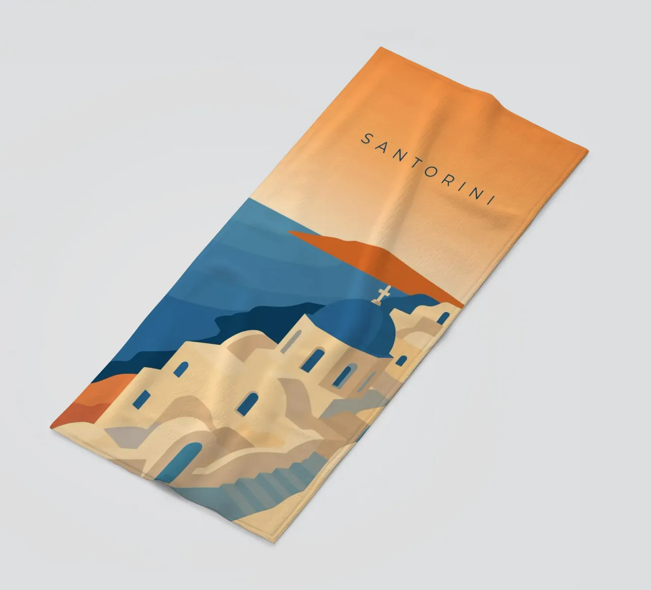 Santorini telo mare da minimalist designs