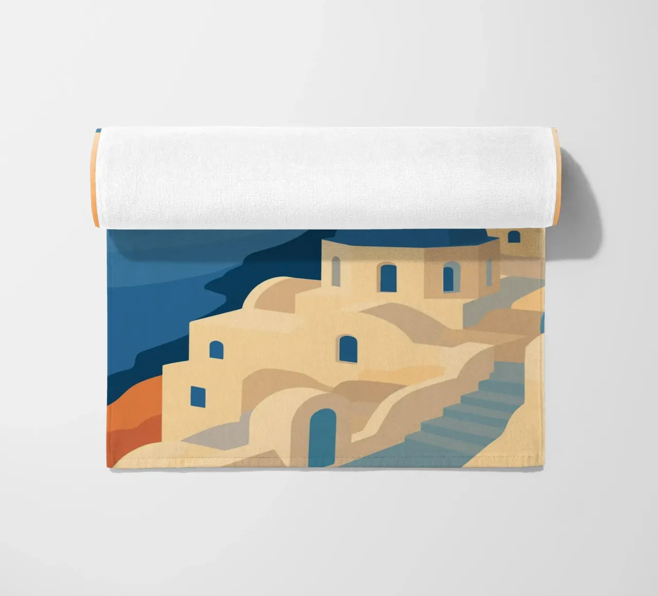 Santorini telo mare da minimalist designs