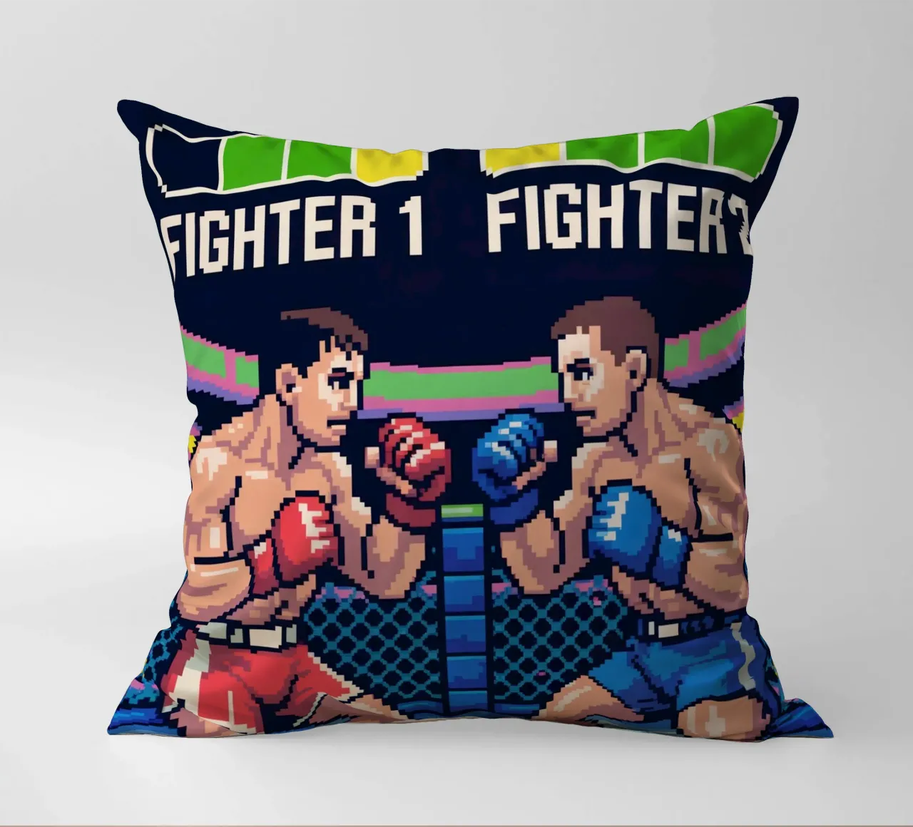 Combattimento MMA retrò - Gioco arcade in stile Pixel Art cuscino da GameDay Studio