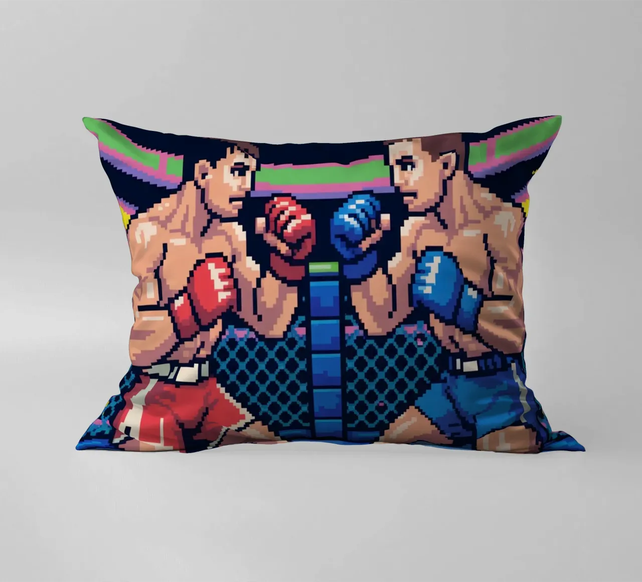 Combattimento MMA retrò - Gioco arcade in stile Pixel Art cuscino da GameDay Studio