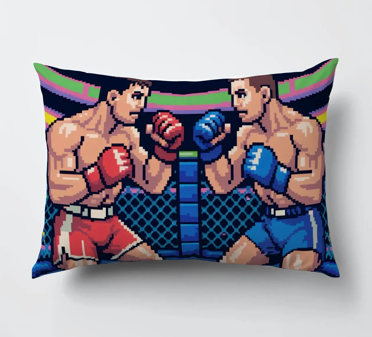 Combattimento MMA retrò - Gioco arcade in stile Pixel Art cuscino da GameDay Studio