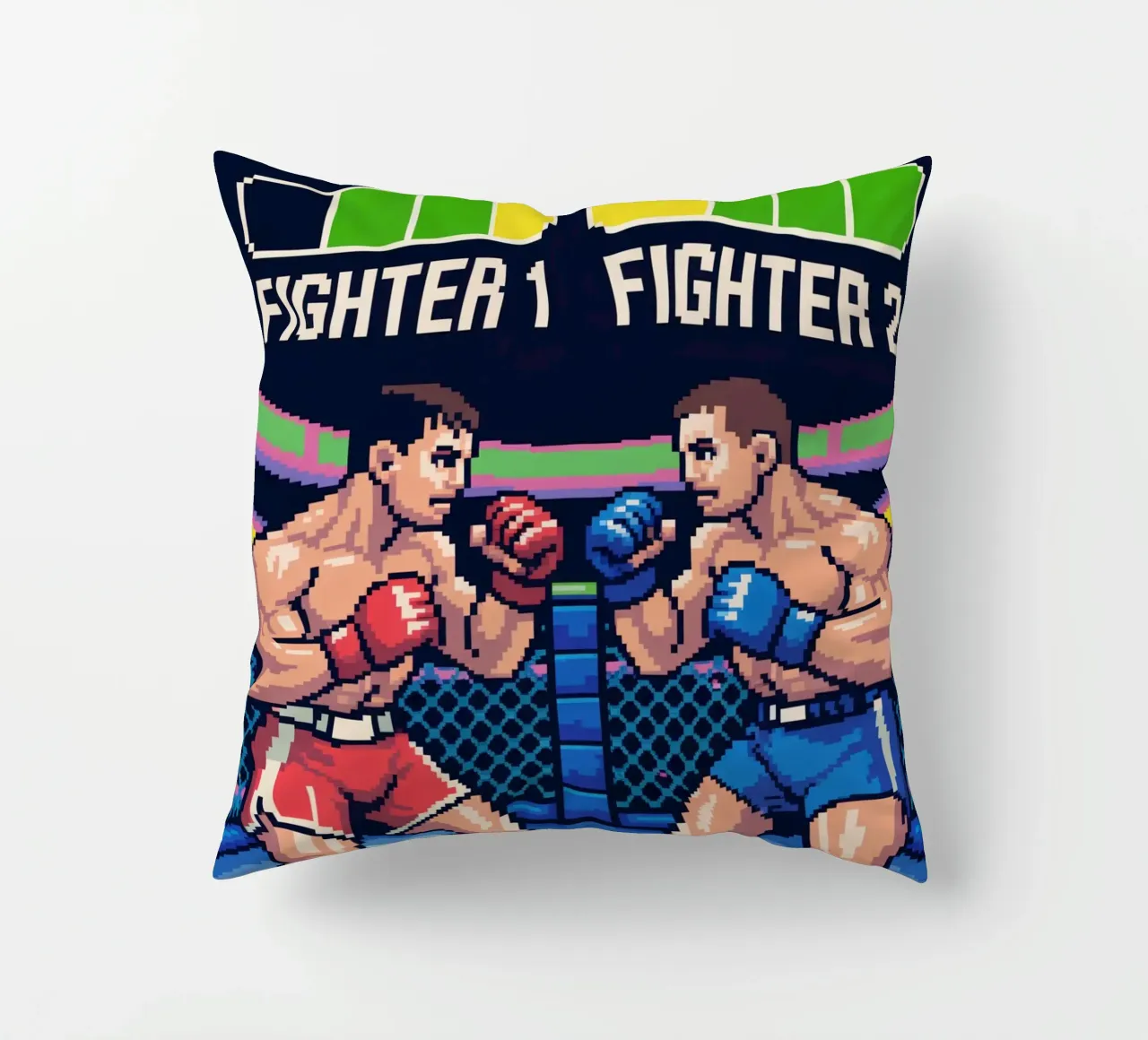 Combattimento MMA retrò - Gioco arcade in stile Pixel Art cuscino da GameDay Studio