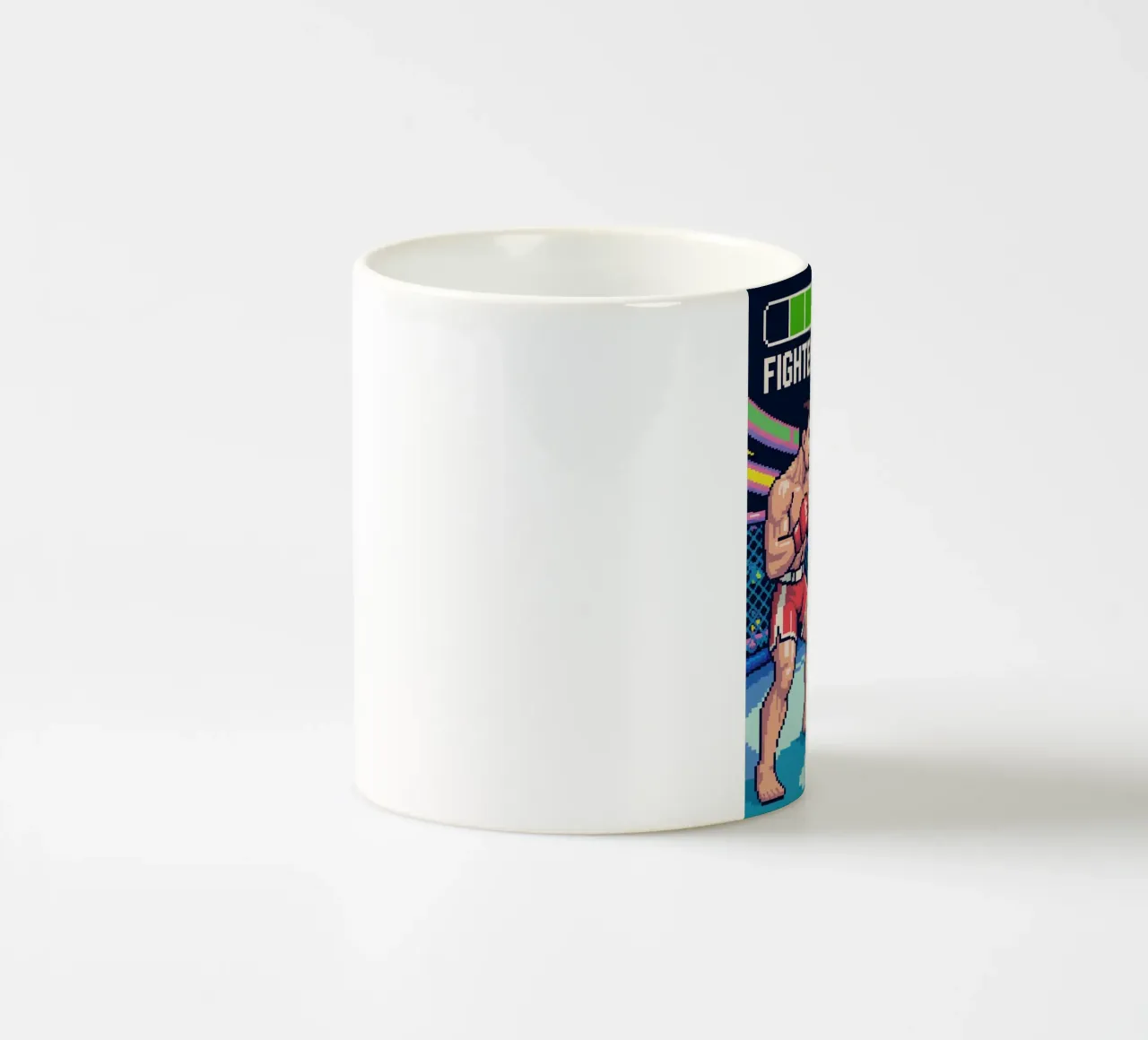 Combattimento MMA retrò - Gioco arcade in stile Pixel Art tazza in ceramica da GameDay Studio