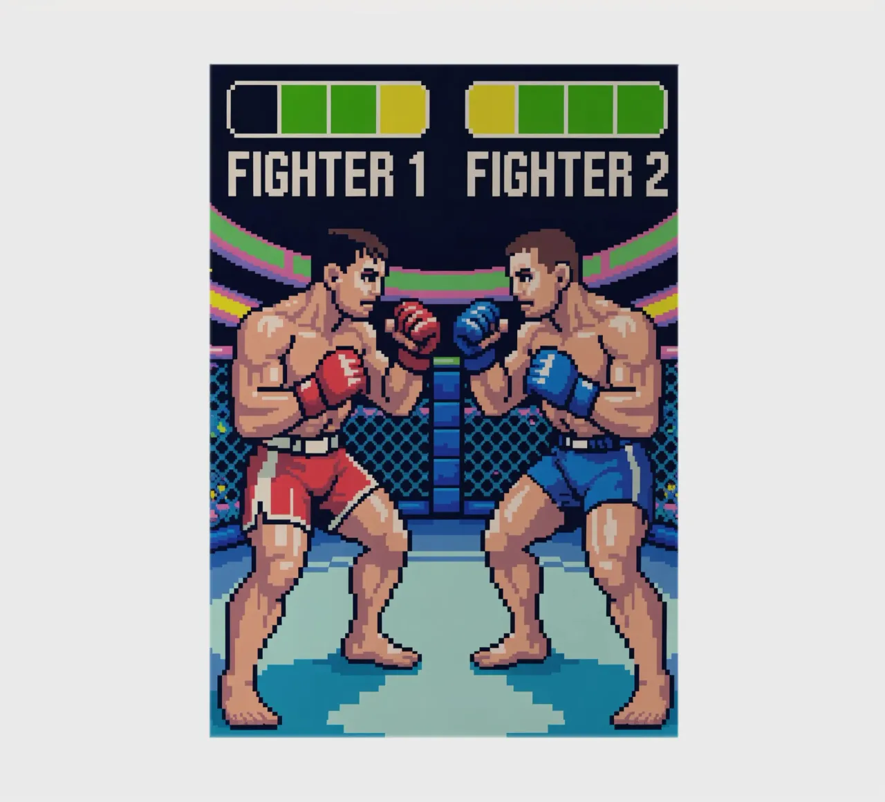 Combattimento MMA retrò - Gioco arcade in stile Pixel Art diario da GameDay Studio