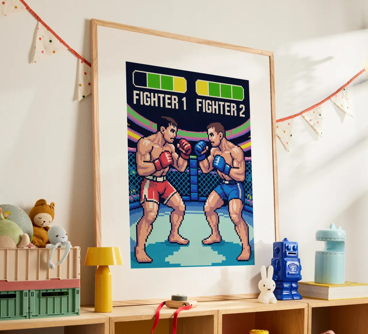 Combattimento MMA retrò - Gioco arcade in stile Pixel Art poster da GameDay Studio