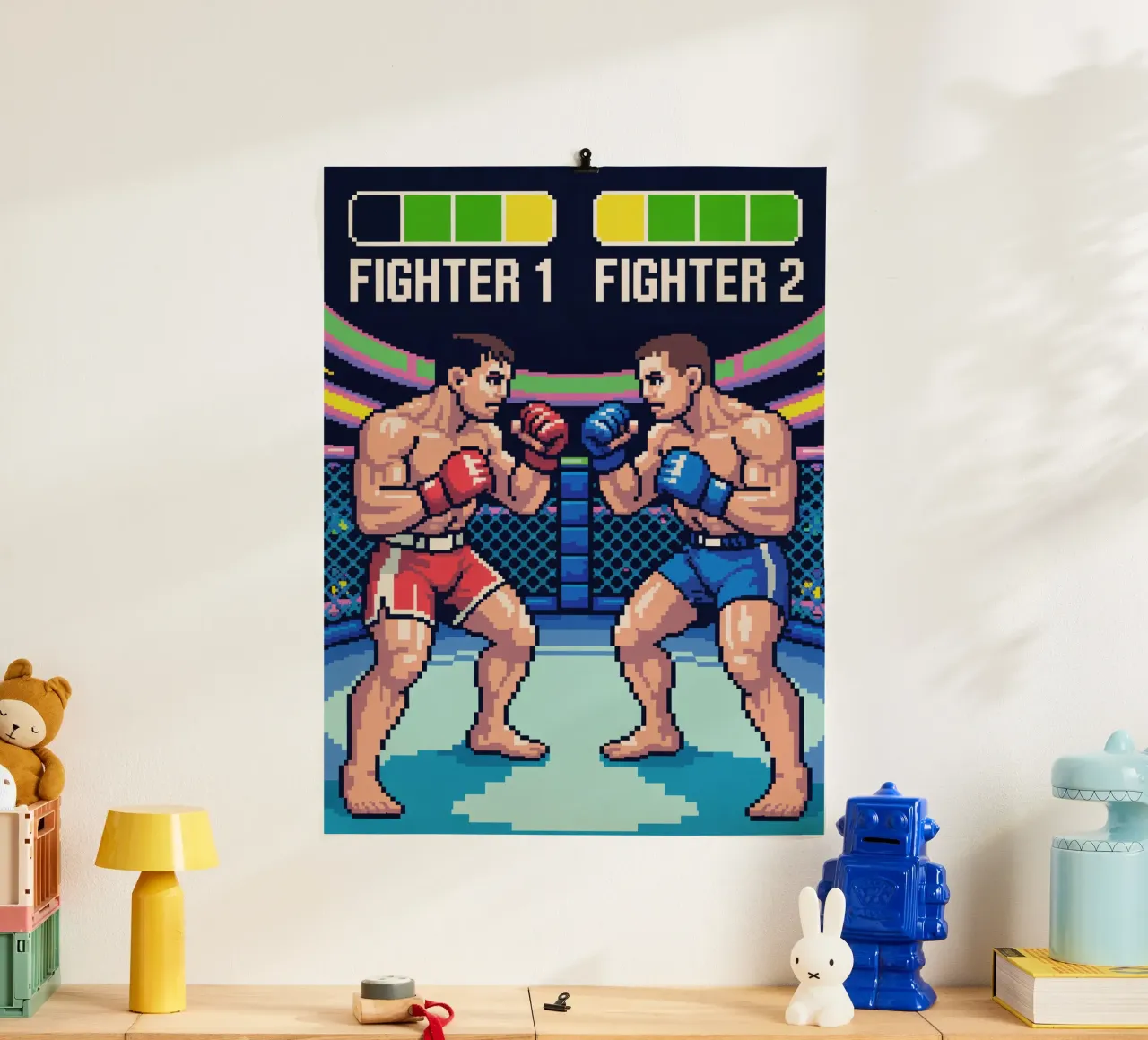 Combattimento MMA retrò - Gioco arcade in stile Pixel Art poster da GameDay Studio