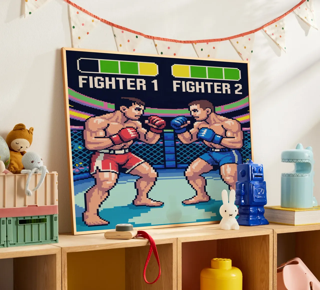Combattimento MMA retrò - Gioco arcade in stile Pixel Art poster da GameDay Studio