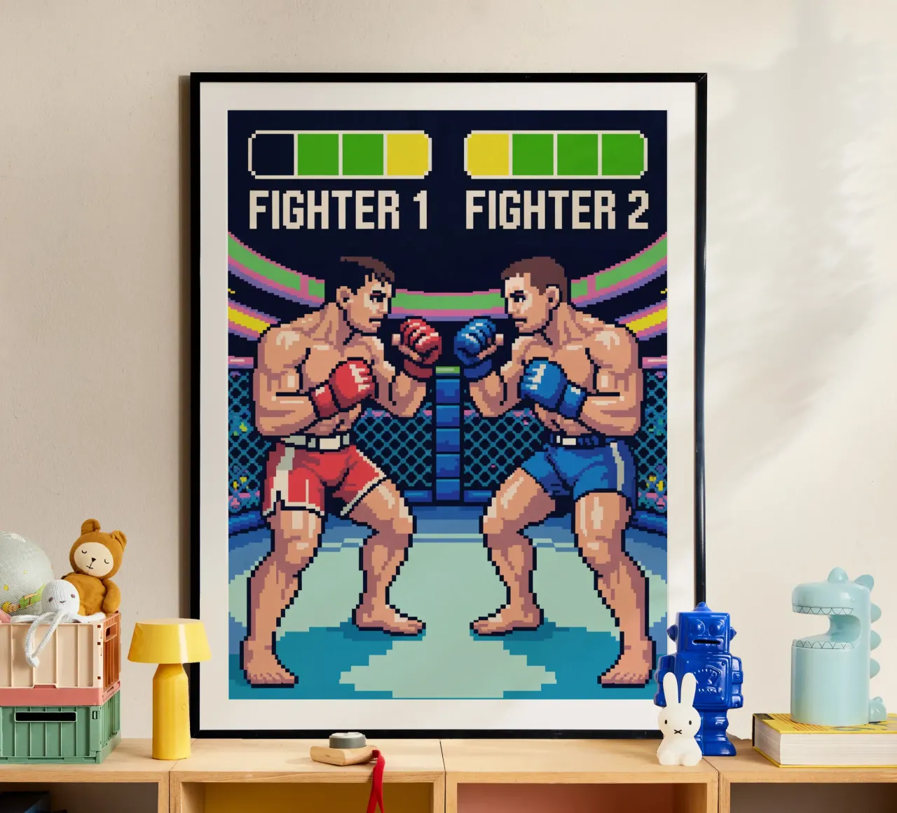 Combattimento MMA retrò - Gioco arcade in stile Pixel Art poster da GameDay Studio
