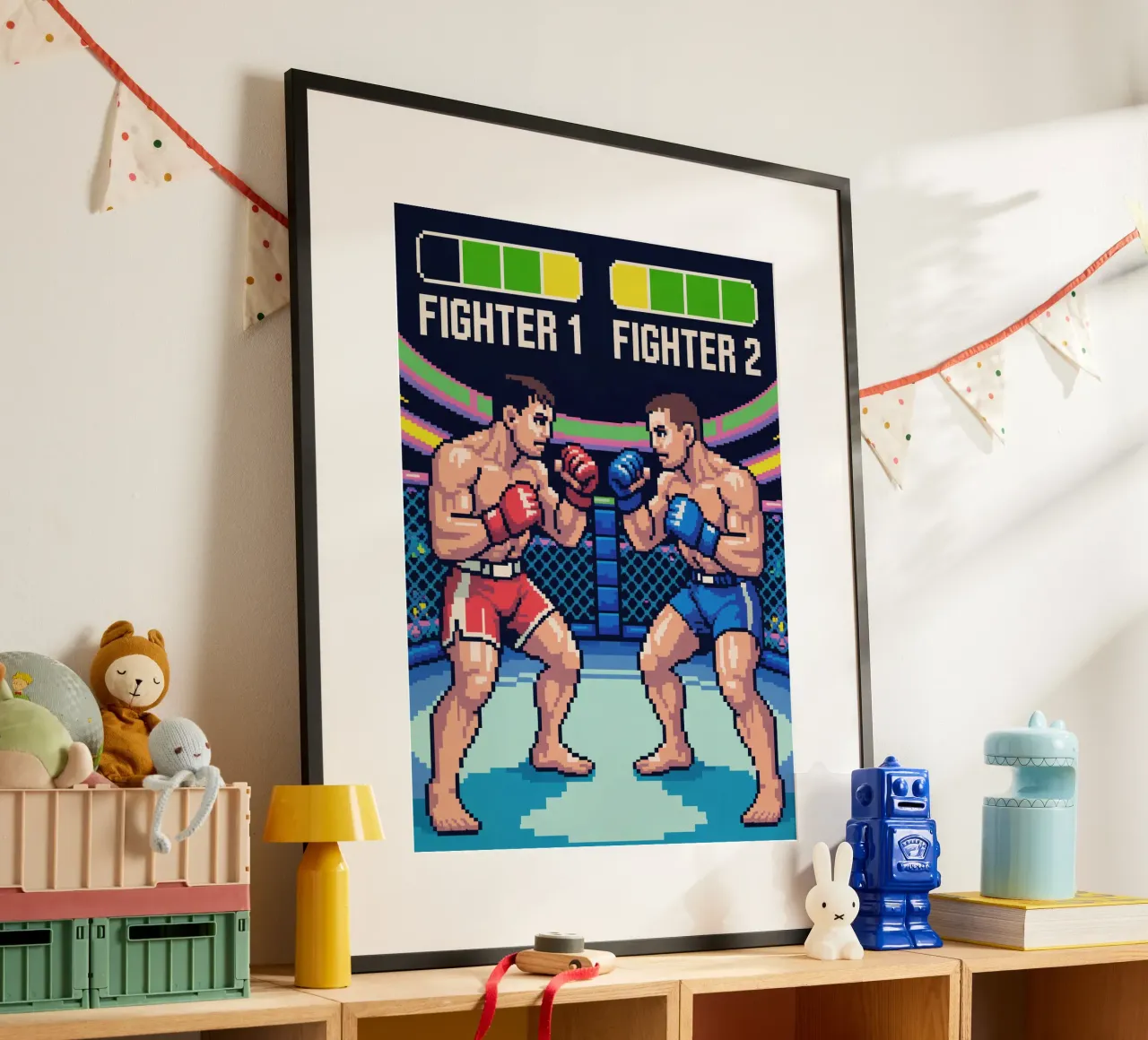 Combattimento MMA retrò - Gioco arcade in stile Pixel Art poster da GameDay Studio