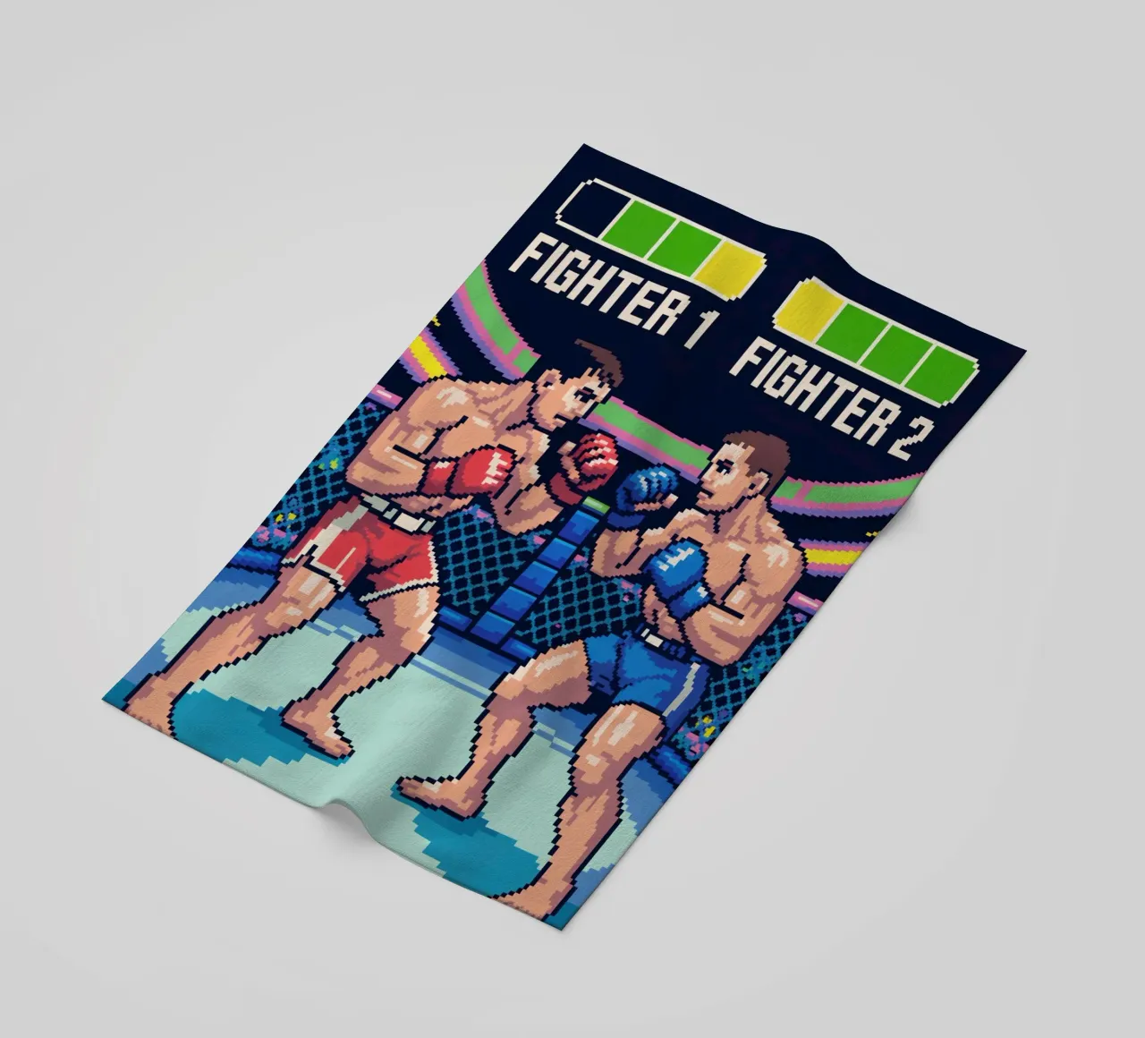 Combattimento MMA retrò - Gioco arcade in stile Pixel Art telo mare da GameDay Studio
