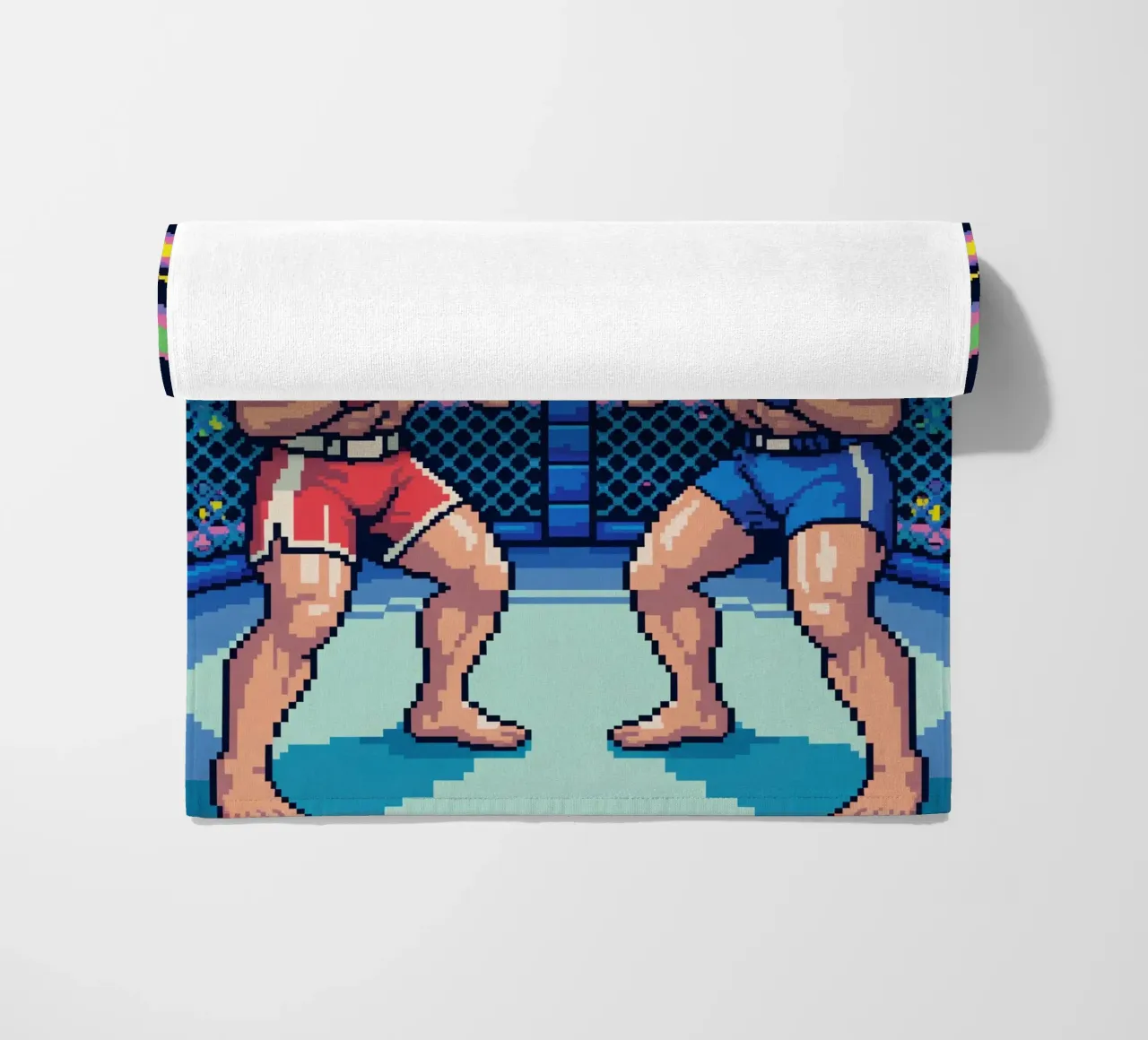 Combattimento MMA retrò - Gioco arcade in stile Pixel Art telo mare da GameDay Studio