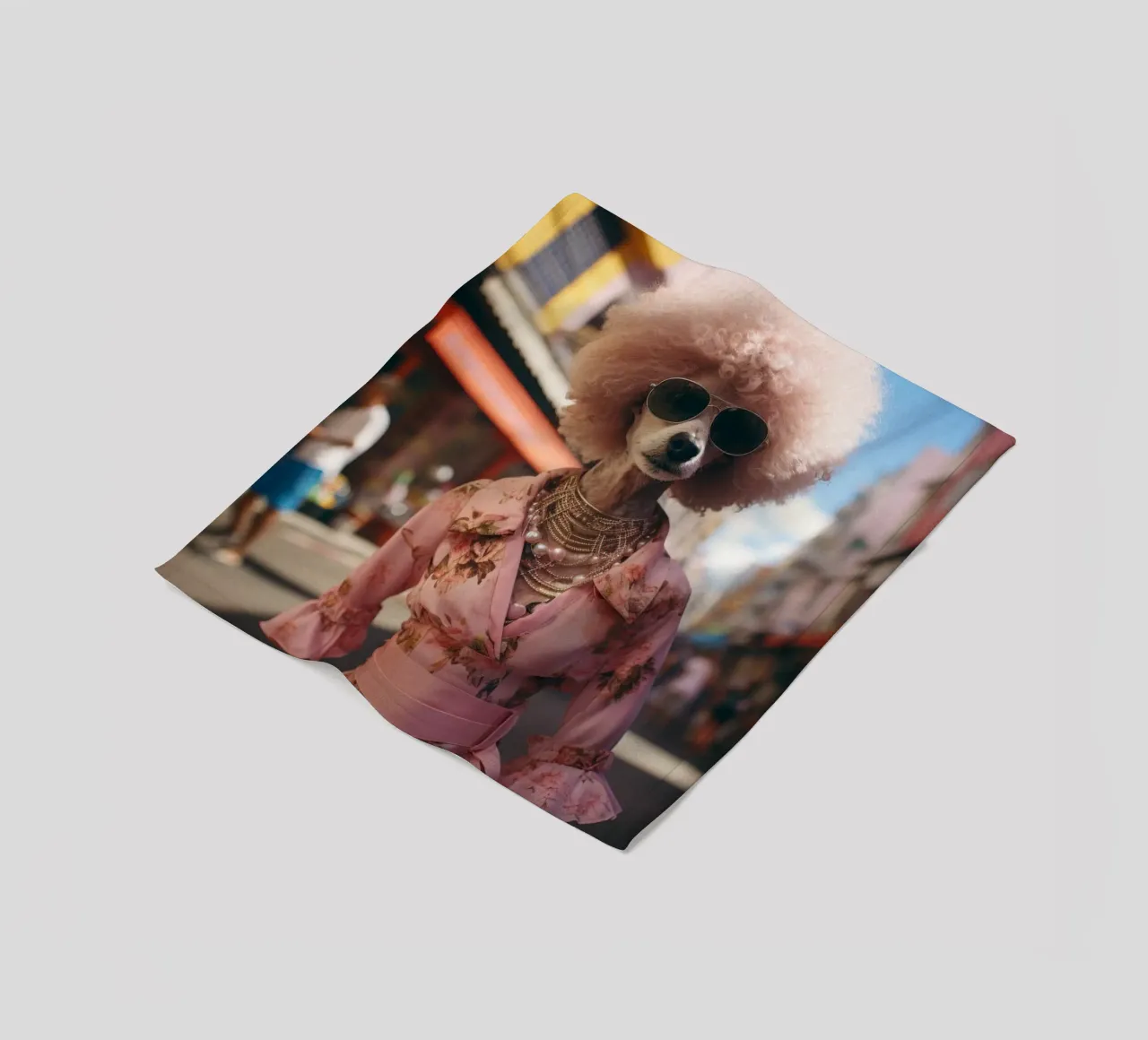 Léonie coperta in pile da Affiches Chien Originales – Dogland