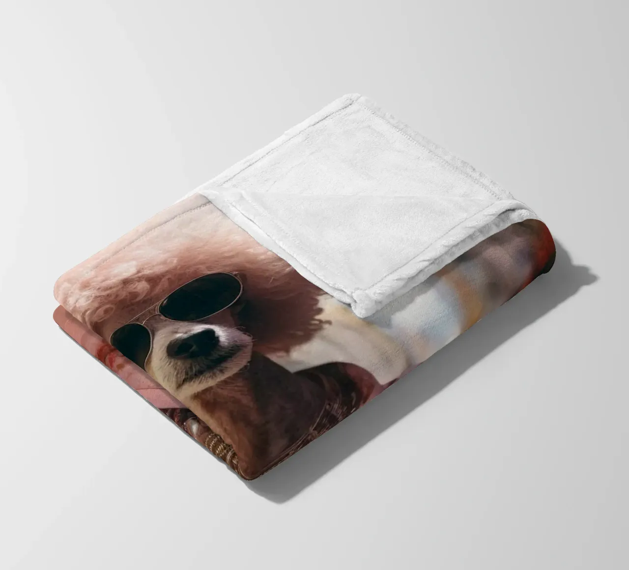 Léonie coperta in pile da Affiches Chien Originales – Dogland