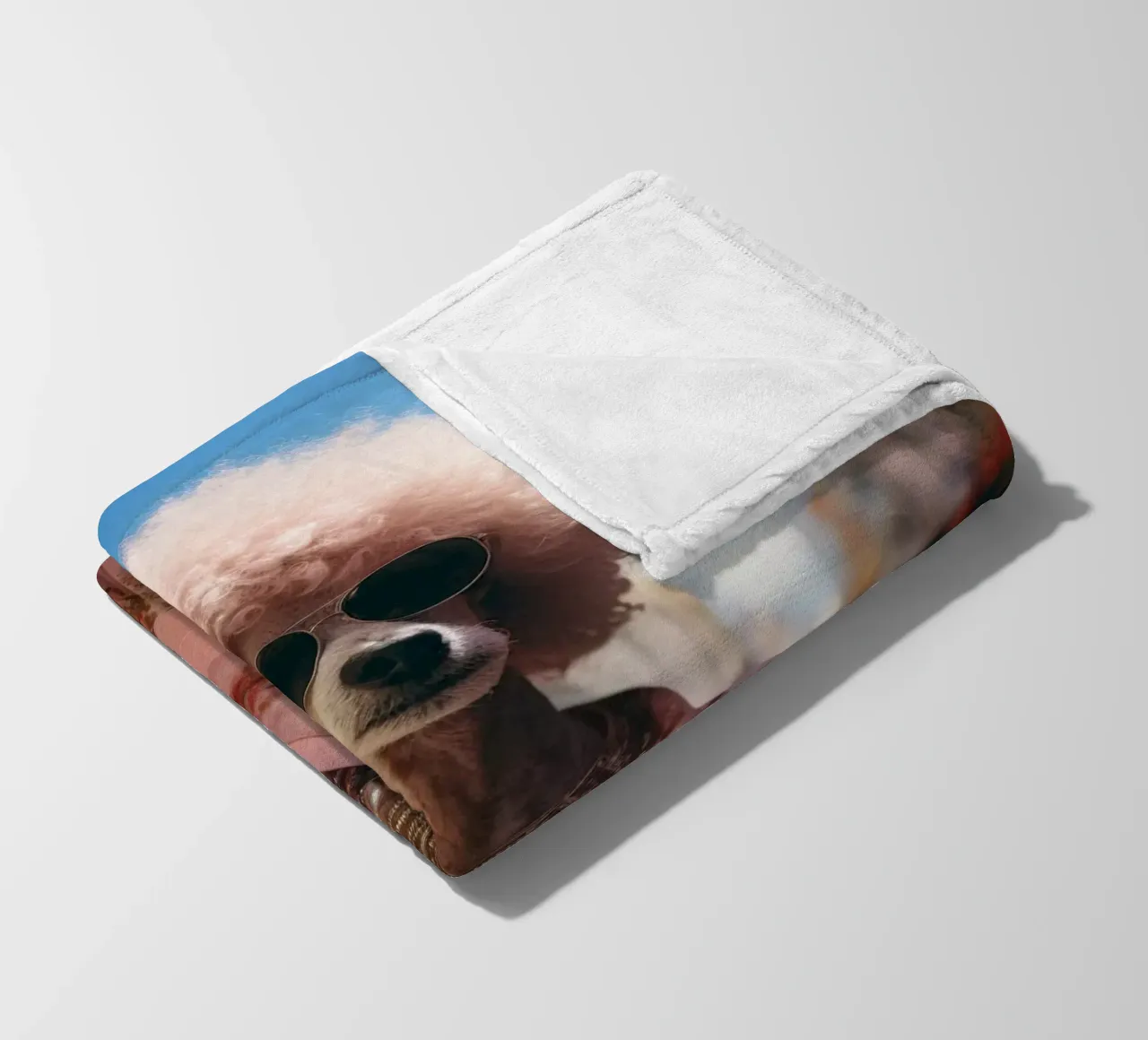 Léonie coperta in pile da Affiches Chien Originales – Dogland